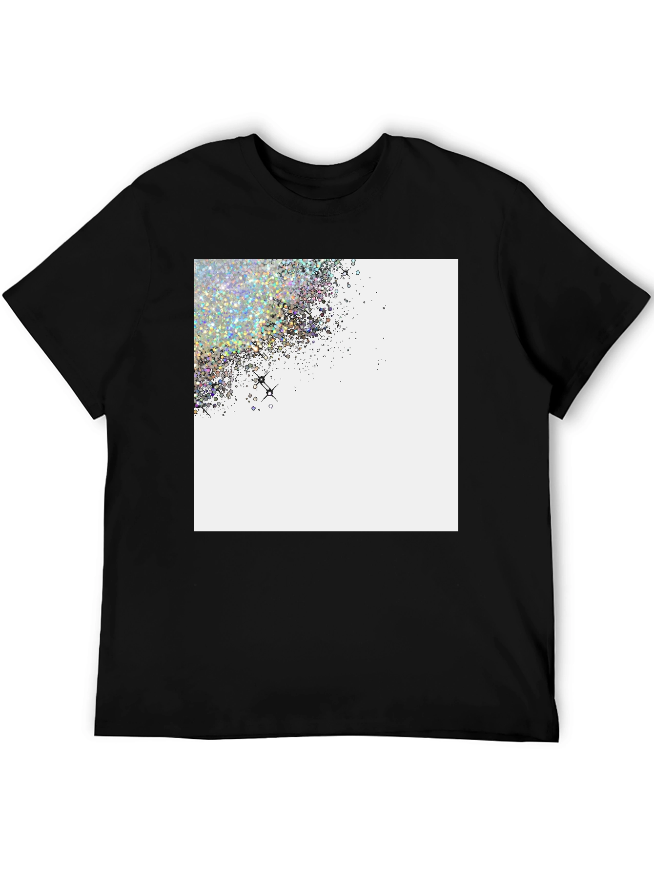 Sparkling Glitter Design Tee - 5