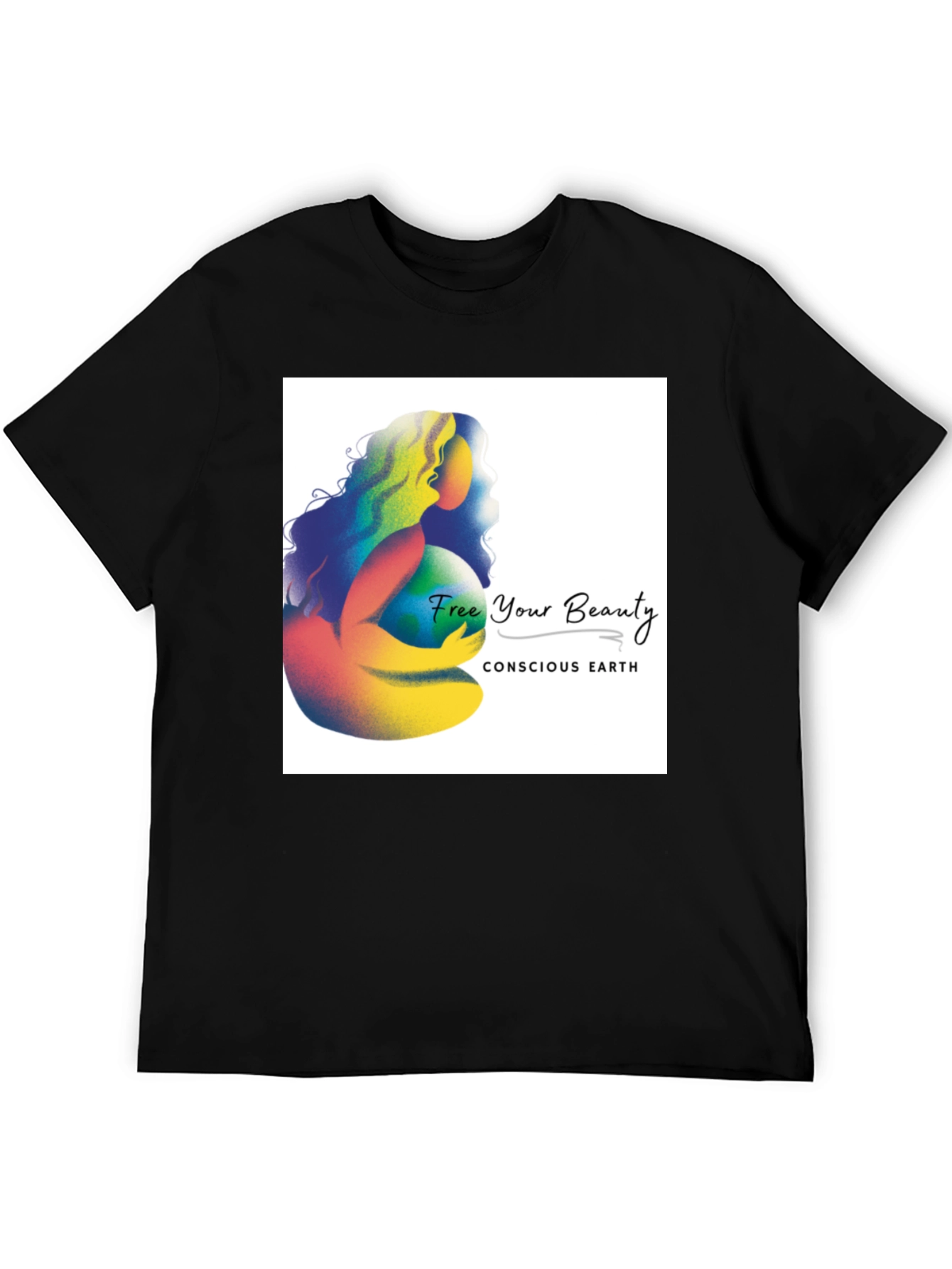 Conscious Earth Graphic Tee - Free Your Beauty - 5