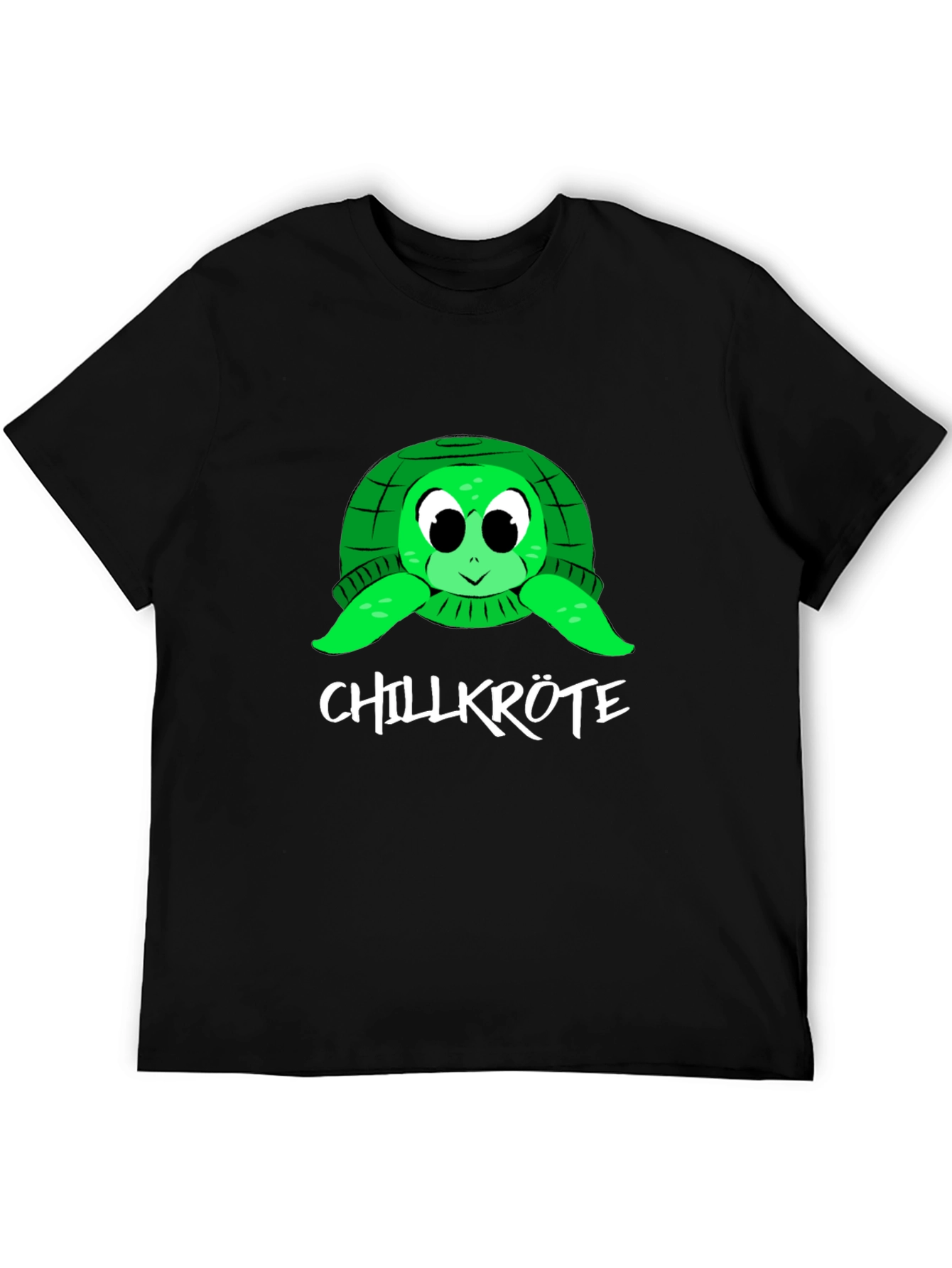 Black Chillkröte Turtle Graphic T-Shirt view 5