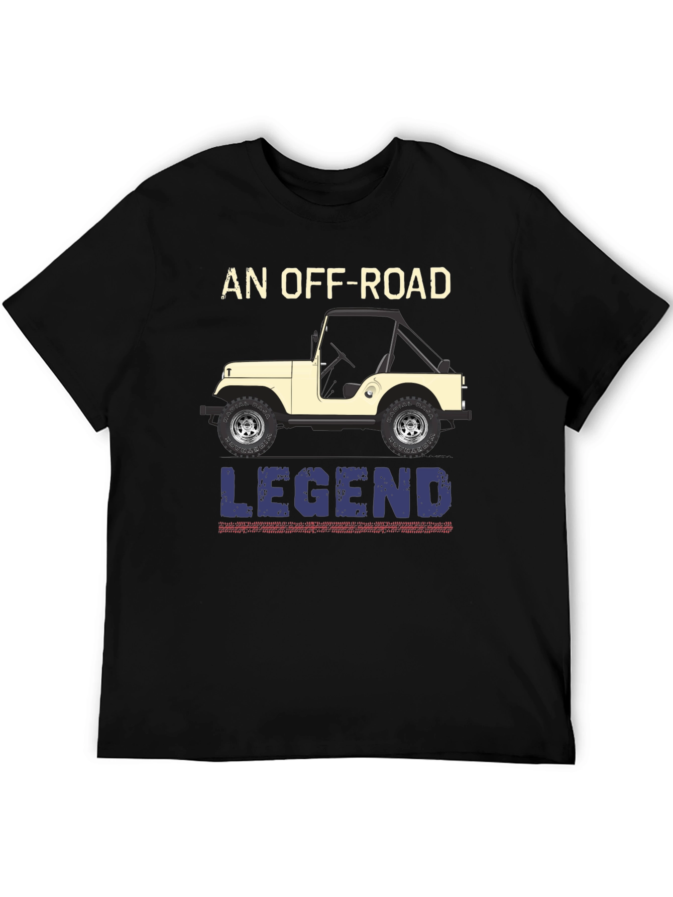 Black Off-Road Legend Graphic Tee view 5