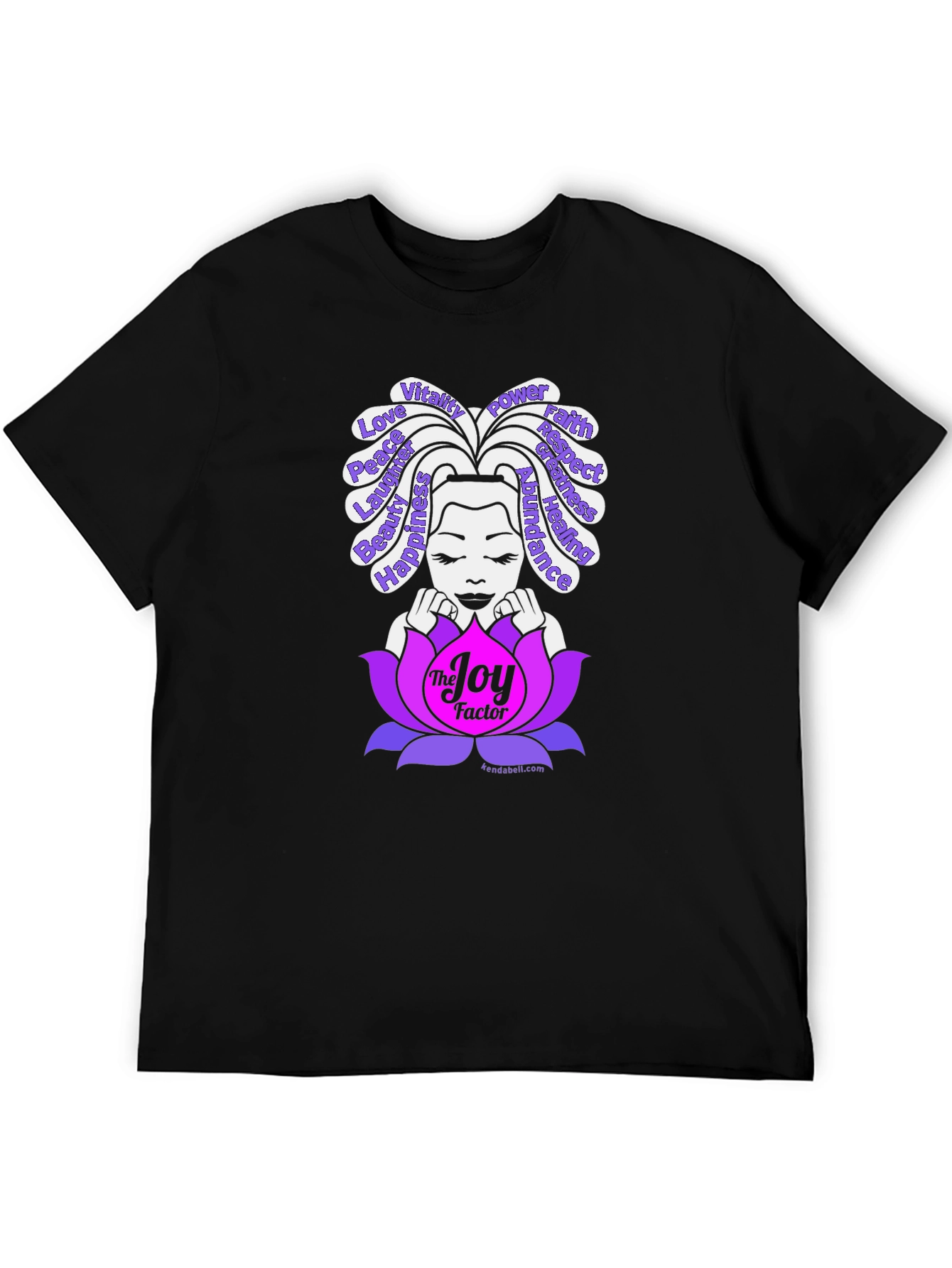 Black Joy Factor Graphic Tee - Empowering Women's T-Shirt view 5