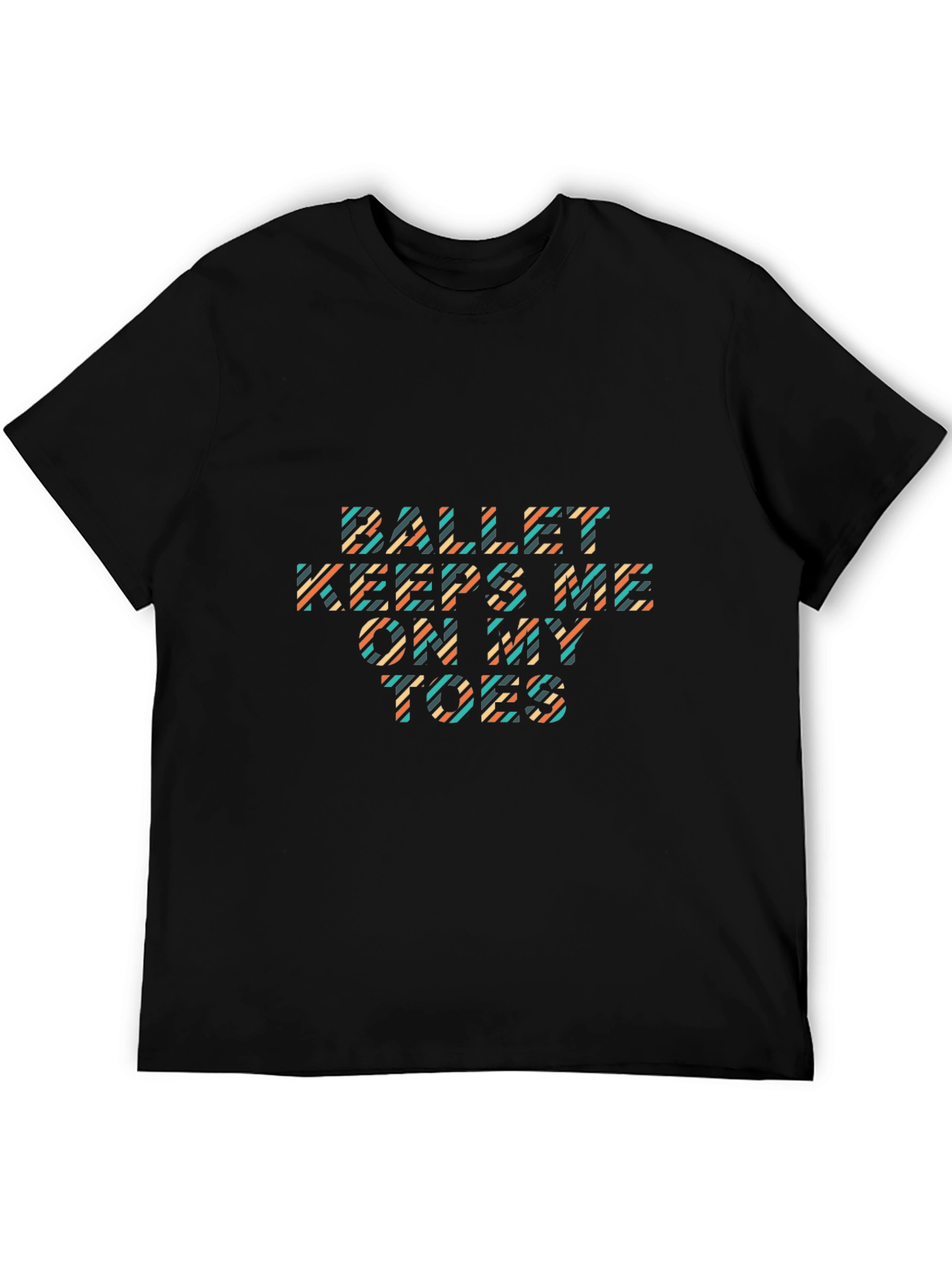 Black Ballet Keeps Me On My Toes T-Shirt view 5
