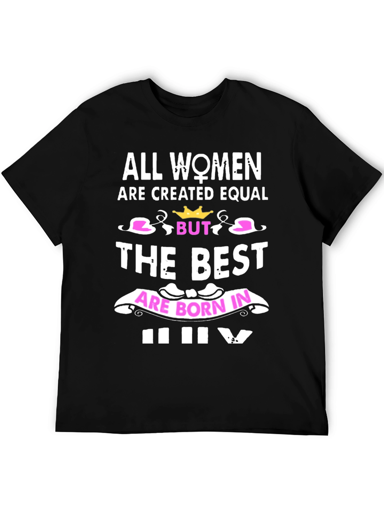 Black Women Born In July Graphic Tee view 5