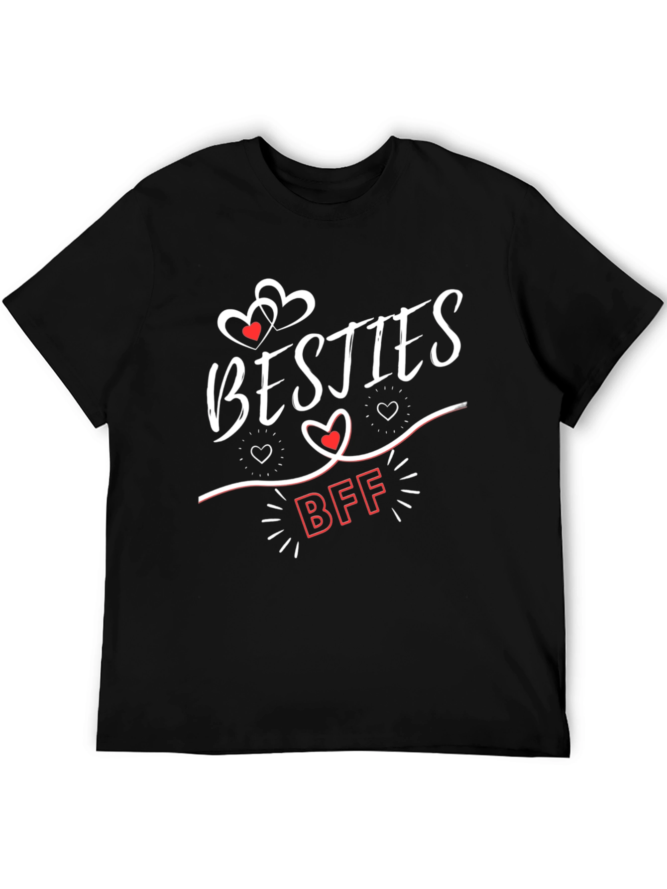 Black Besties BFF Black Graphic Tee view 5