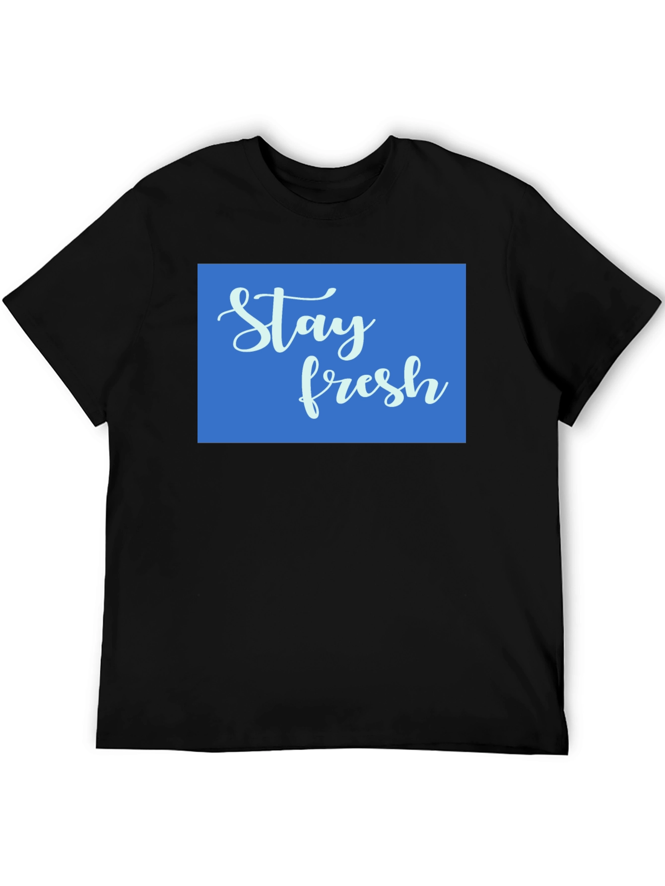 Black Stay Fresh Graphic Tee - Cool Comfort Fit view 5