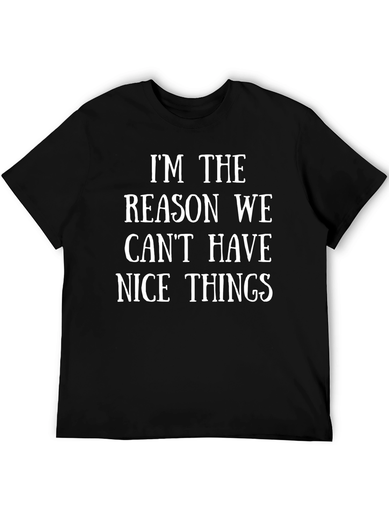 Black Funny I'm The Reason We Can't Have Nice Things T-Shirt view 5