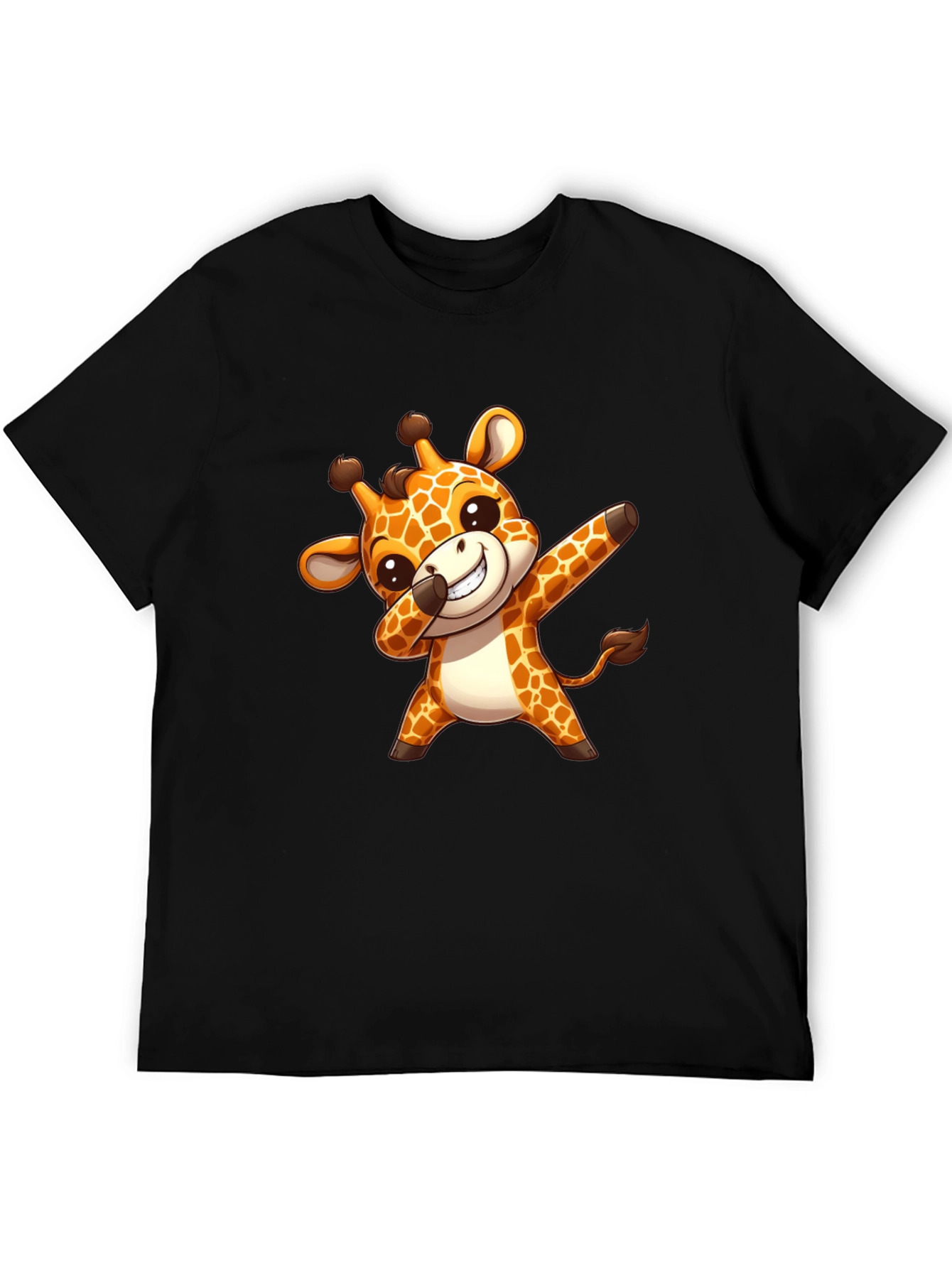 Black Cute Giraffe Dab T-Shirt - Trendy & Unique Design view 5