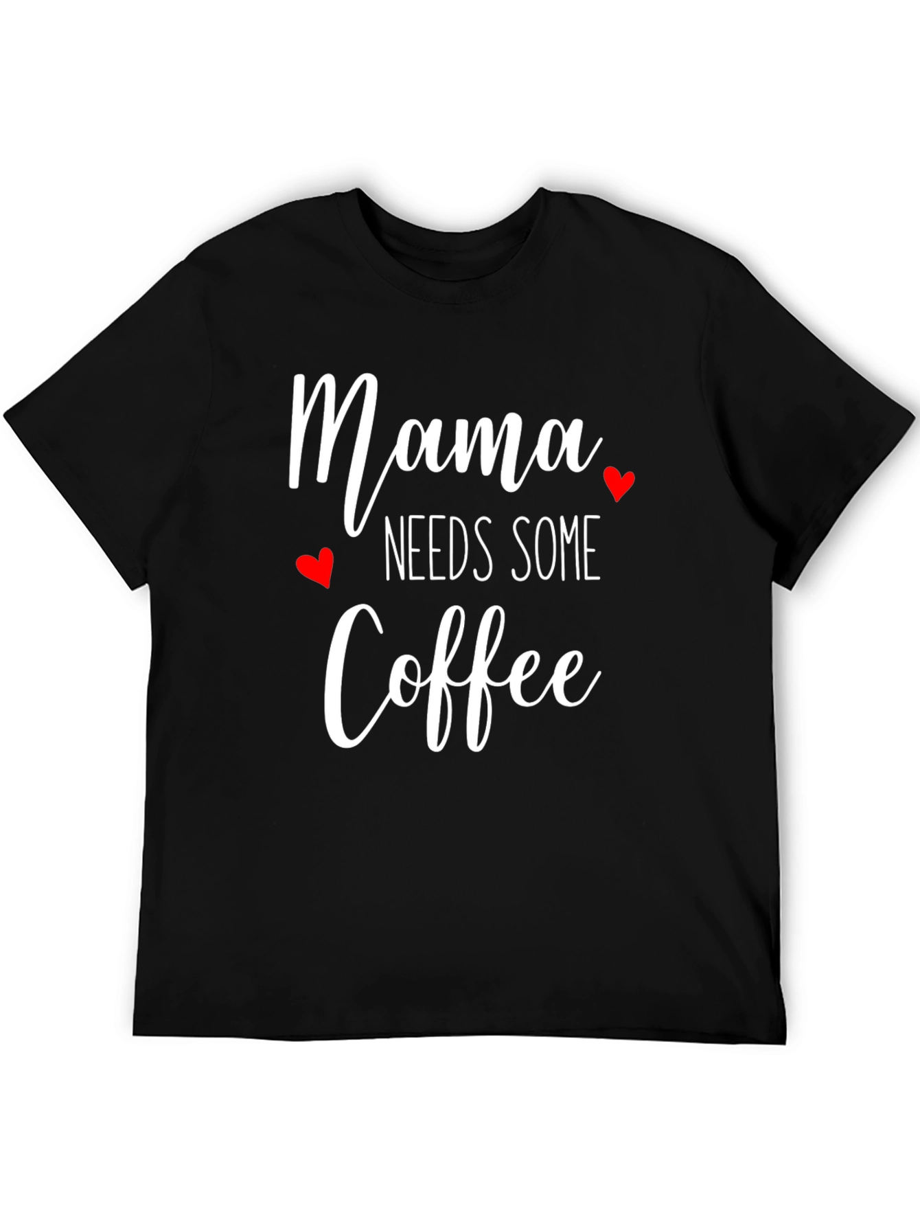 Black Mama Needs Some Coffee T-Shirt - Cute Women's Tee view 5