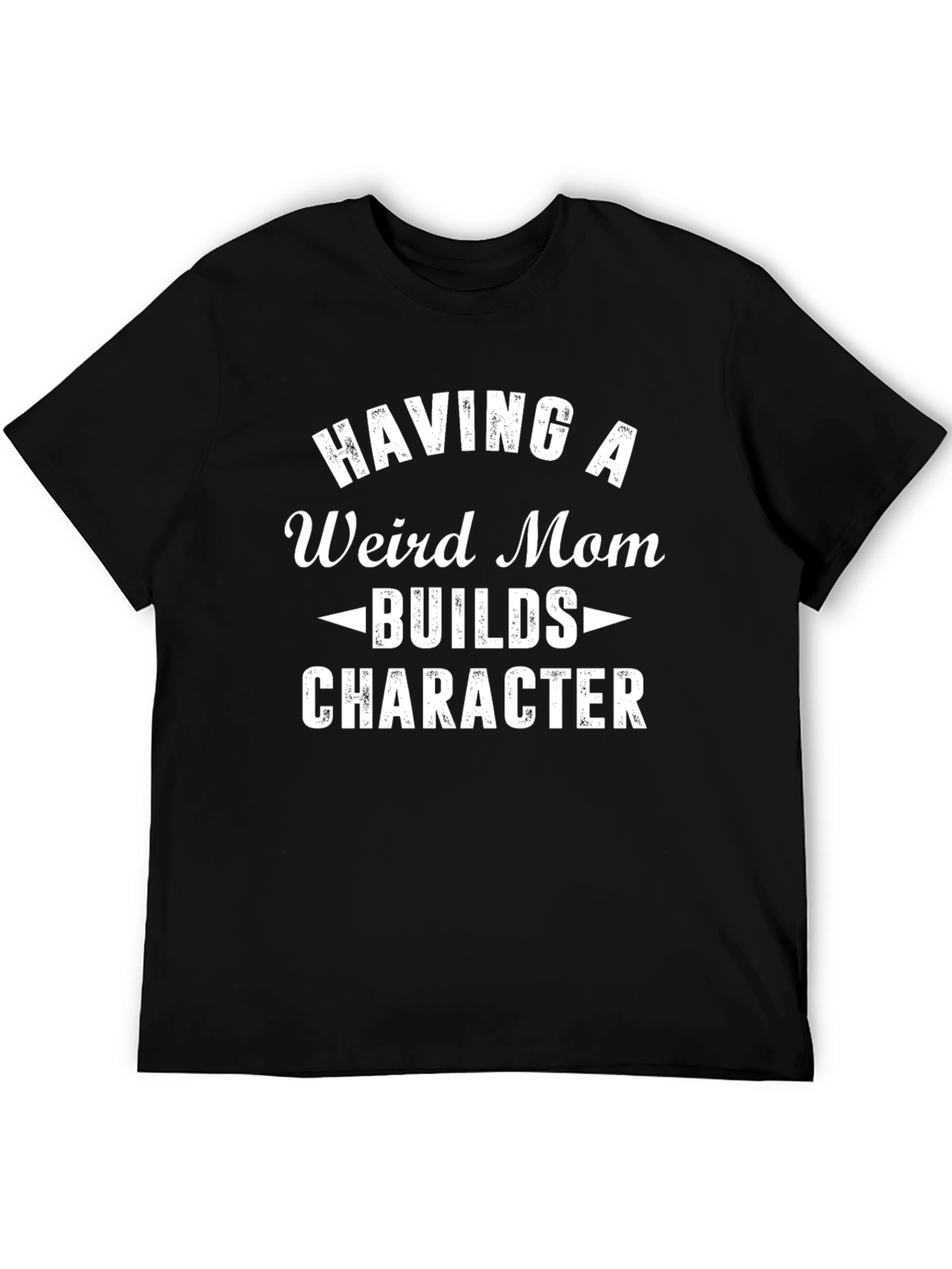 Black Funny "Weird Mom" Graphic Tee view 5