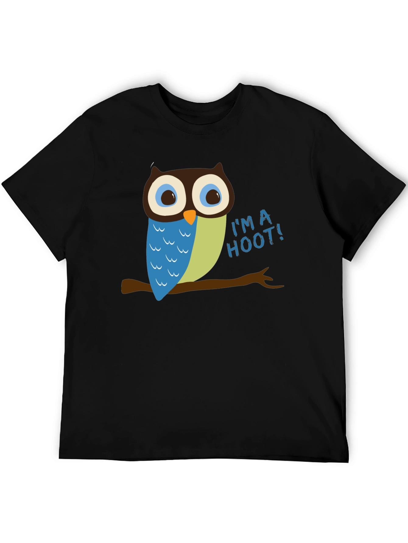 Black I'm a Hoot! Owl Graphic Tee view 5