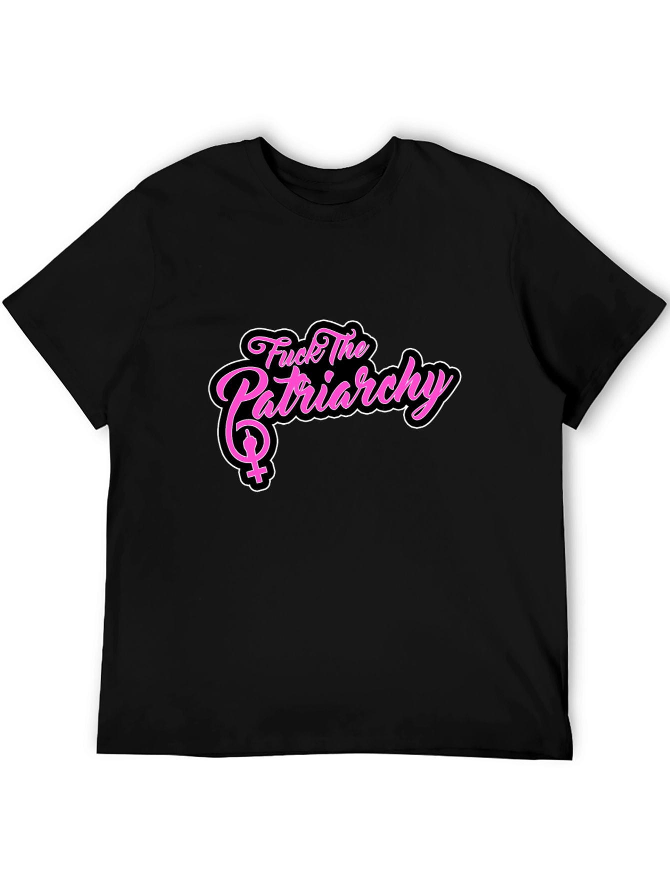 Black Feminist Statement T-Shirt - Fuck The Patriarchy Tee view 5