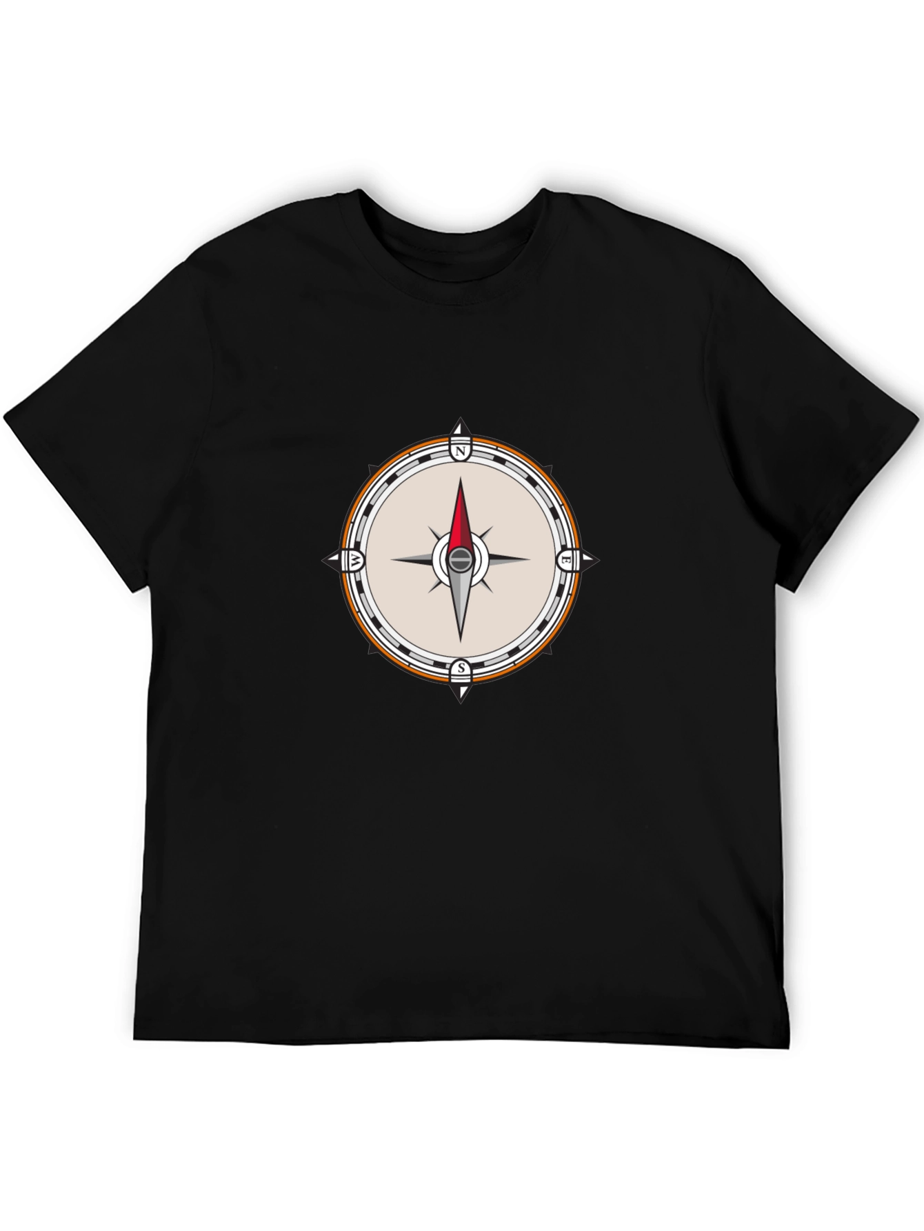 Black Compass Graphic Tee - Stylish Adventure Apparel view 5