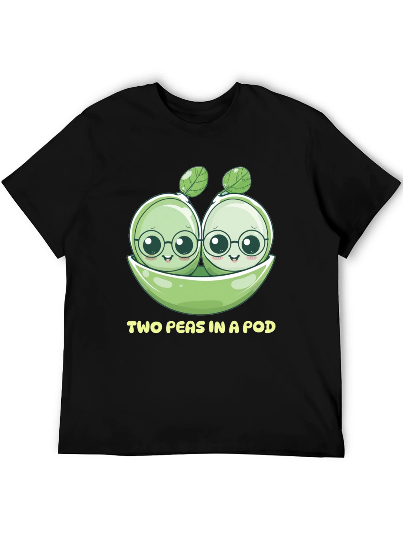 Black Two Peas in a Pod Graphic Tee view 5