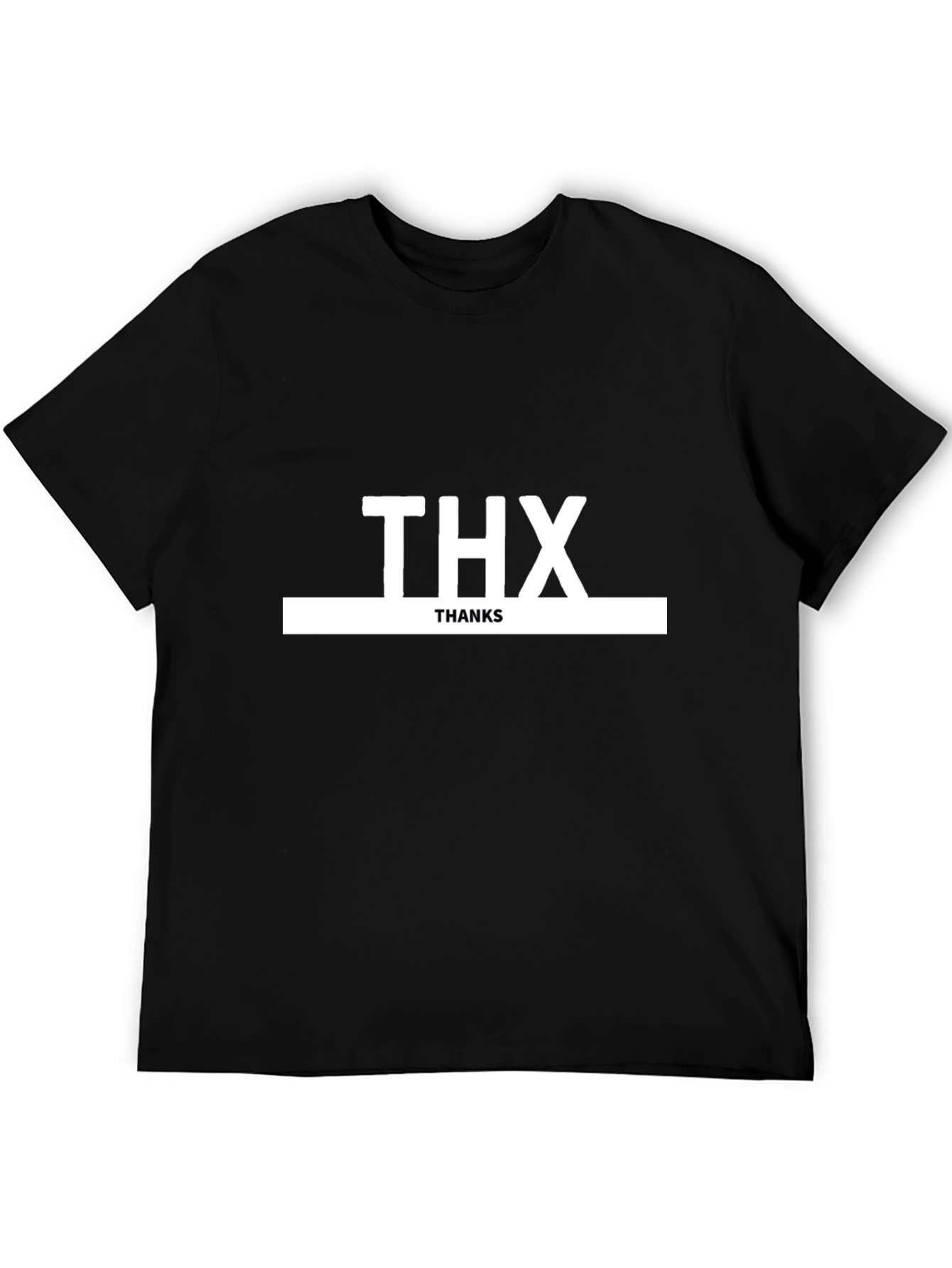 Black Men's THX Graphic Tee - Black Cotton Blend view 5