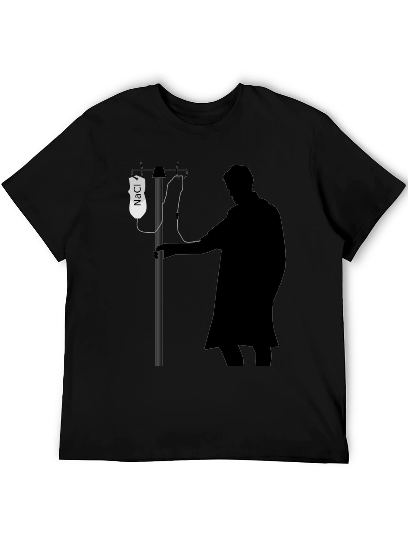 Black Medical Humor T-Shirt - 'House' Inspired Design view 5