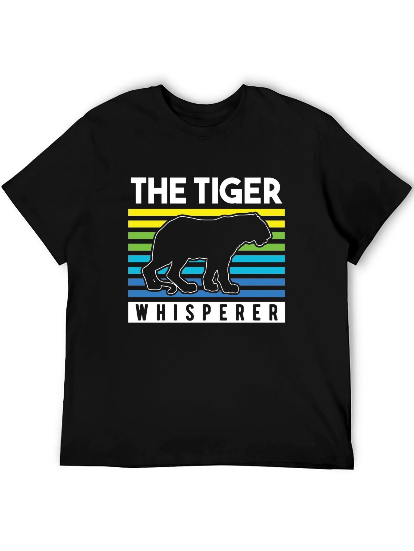 Black The Tiger Whisperer Graphic T-Shirt view 5
