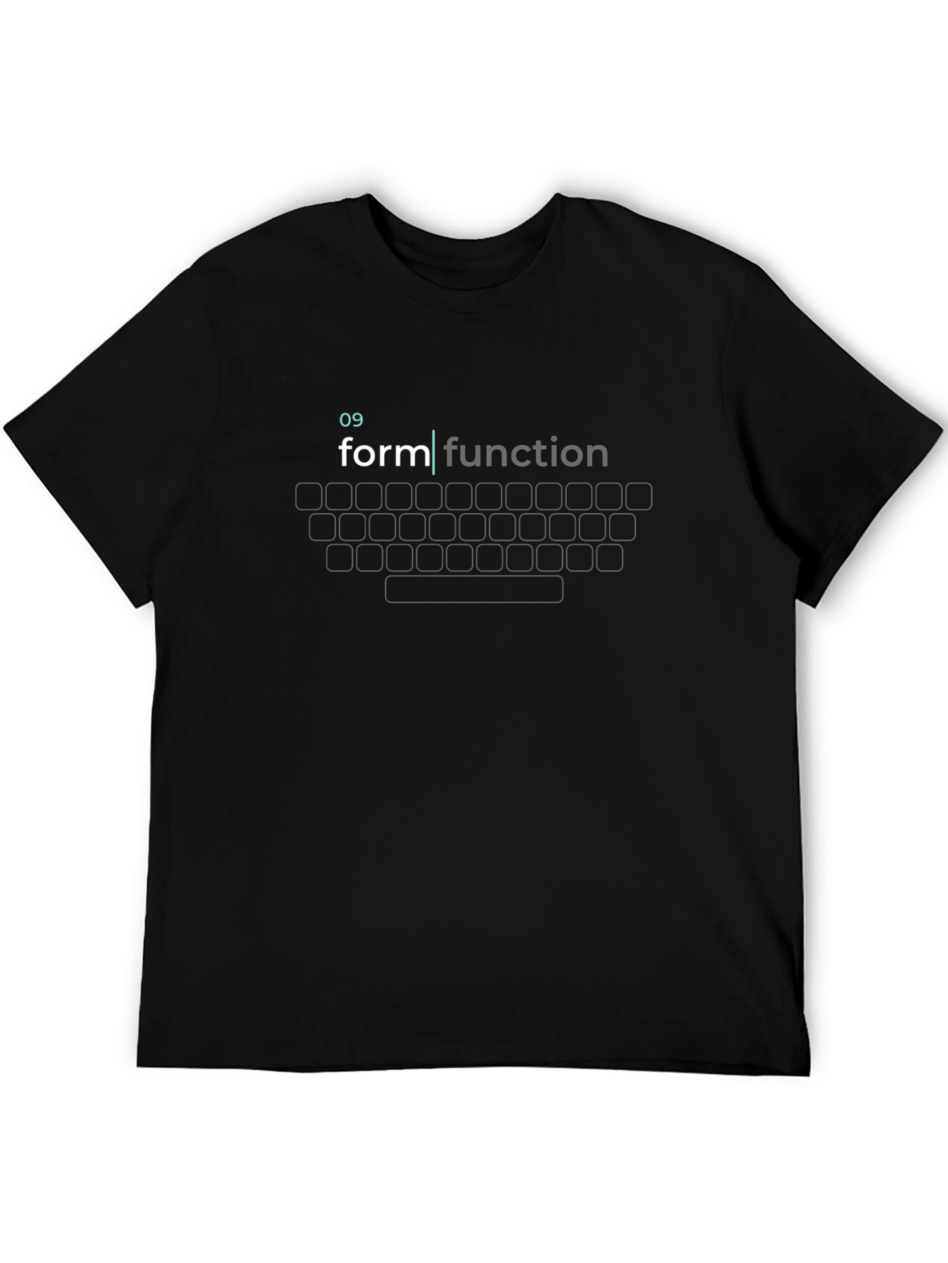 Black Form Function Graphic T-Shirt - Black view 5
