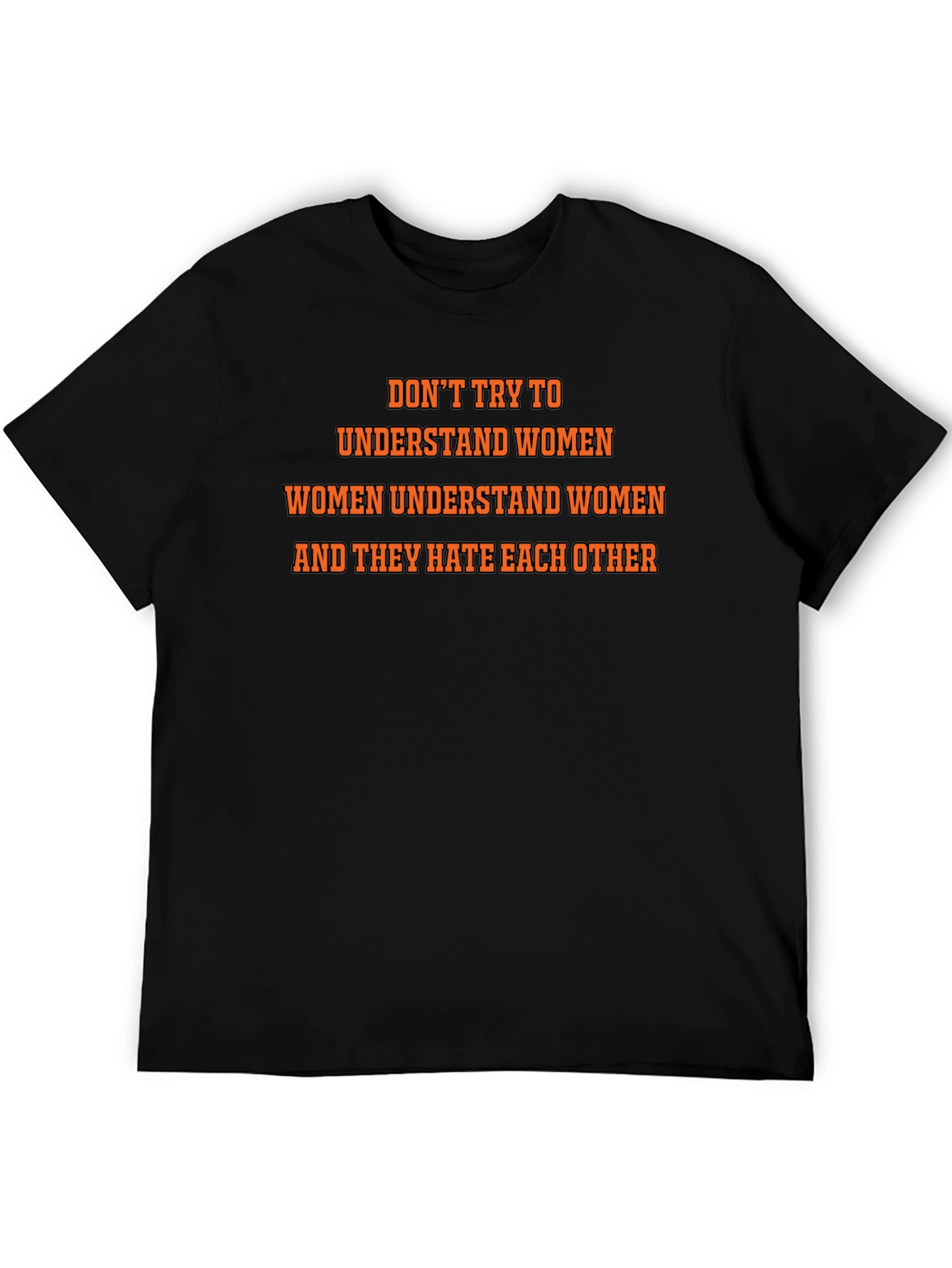 Black Funny Slogan T-Shirt - Women's Humor Tee view 5