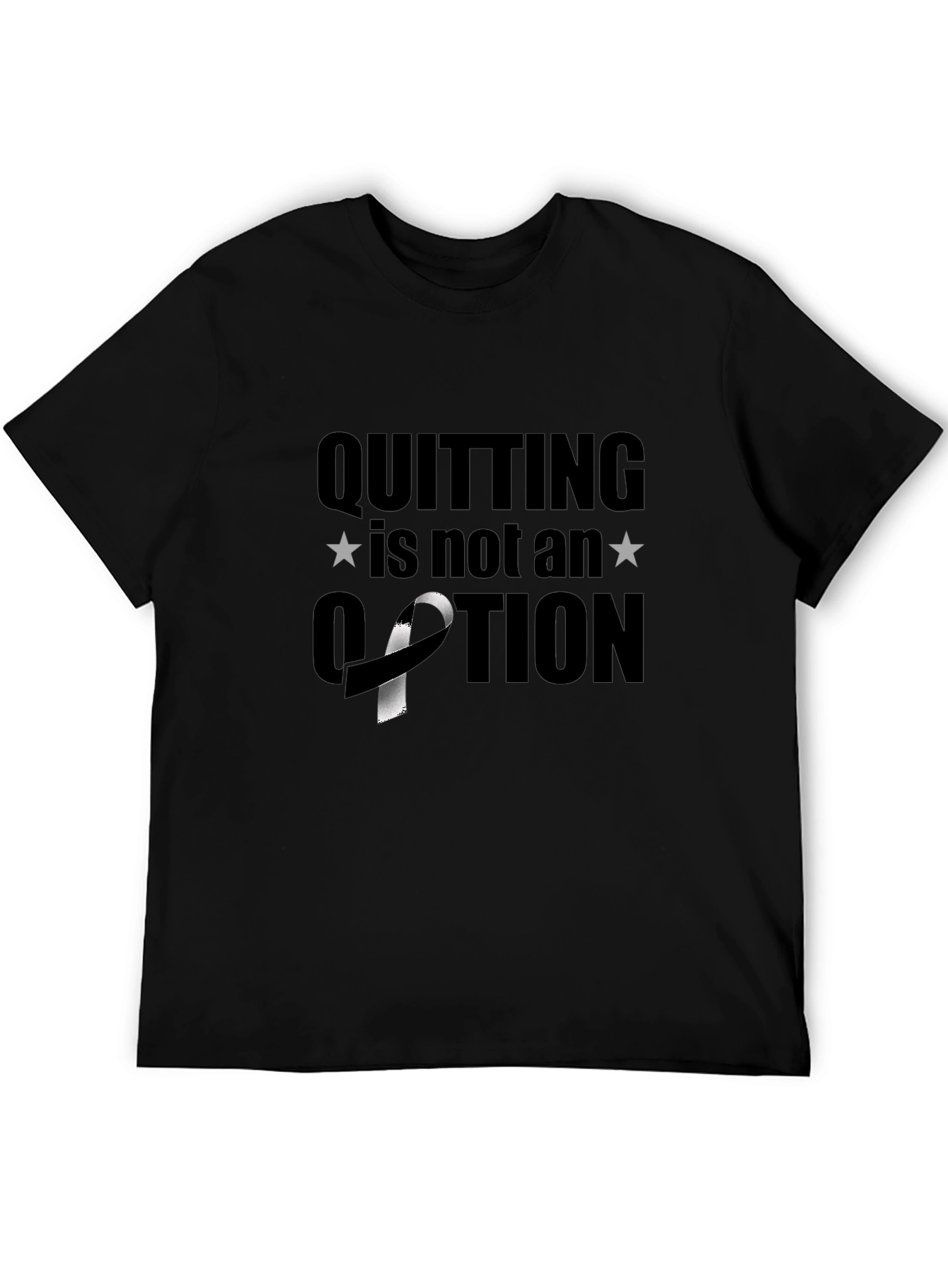 Black Quitting is Not an Option T-Shirt view 5