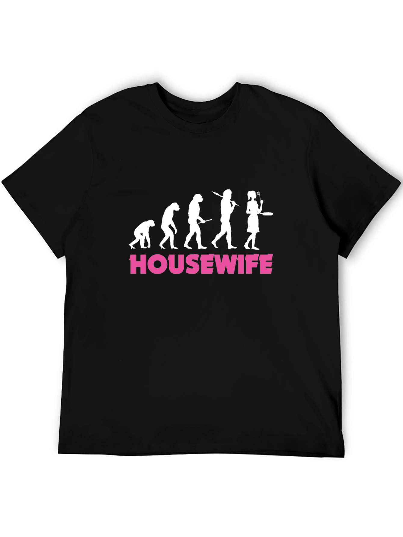 Black Housewife Evolution Graphic Tee - Funny Women's T-Shirt view 5