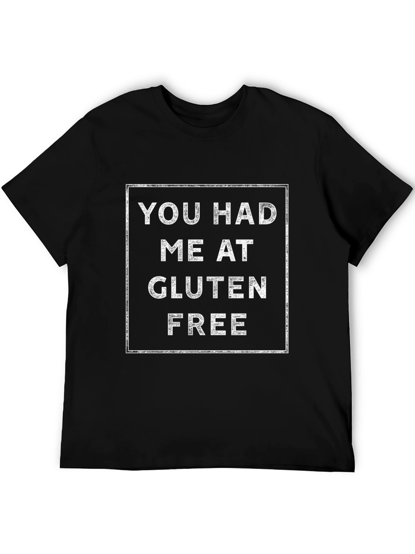 Black Gluten Free T-Shirt Funny Novelty Tee view 5