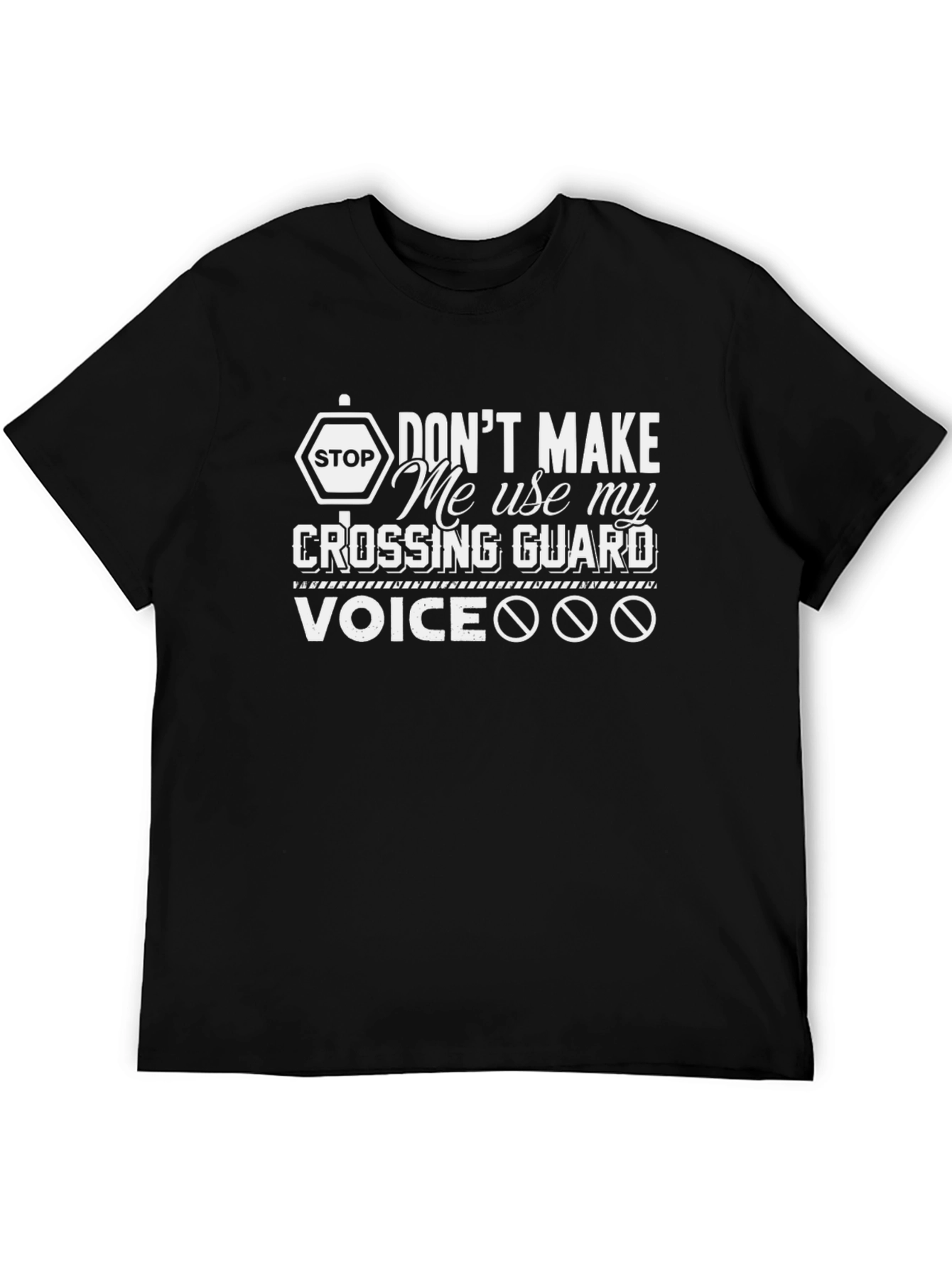 Black Crossing Guard Voice Graphic Tee view 5