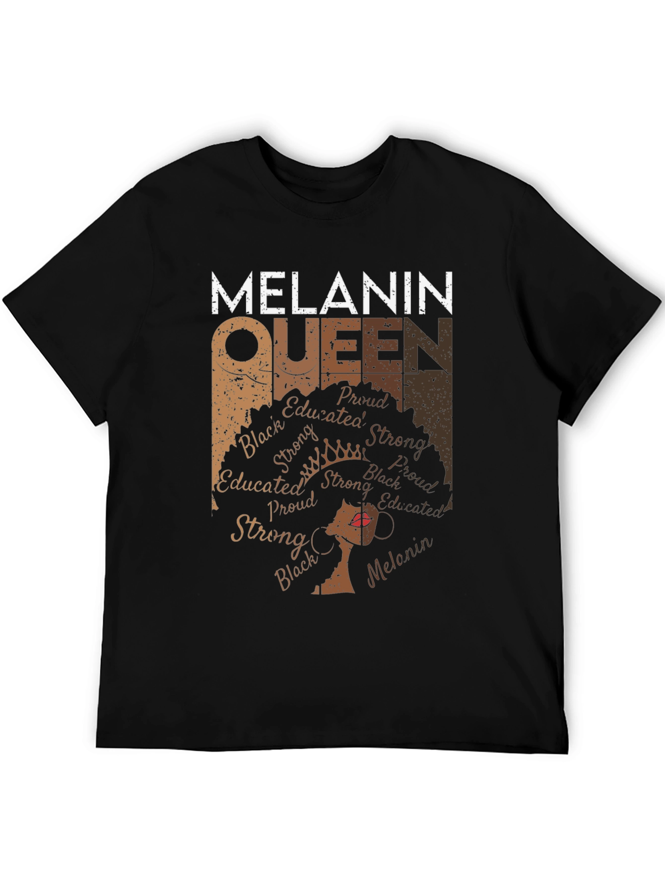 Melanin Queen Graphic T-Shirt - Black Pride - 5