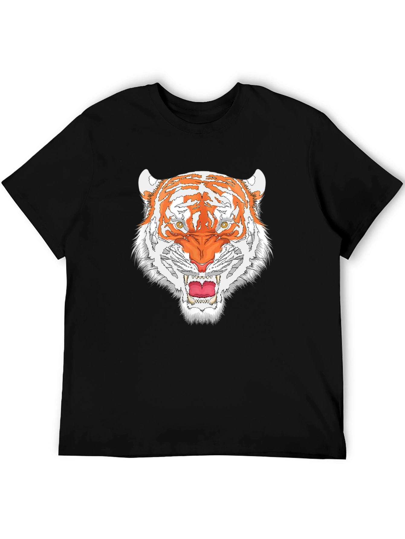 Black Tiger Graphic T-Shirt - Fierce Style! view 5