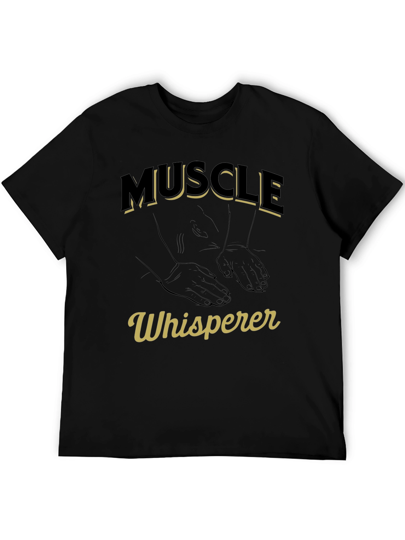 Muscle Whisperer Graphic T-Shirt - Black - 5