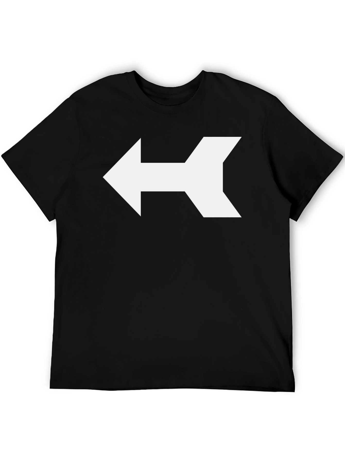 Black Arrow Graphic Tee - Modern Directional Design view 5