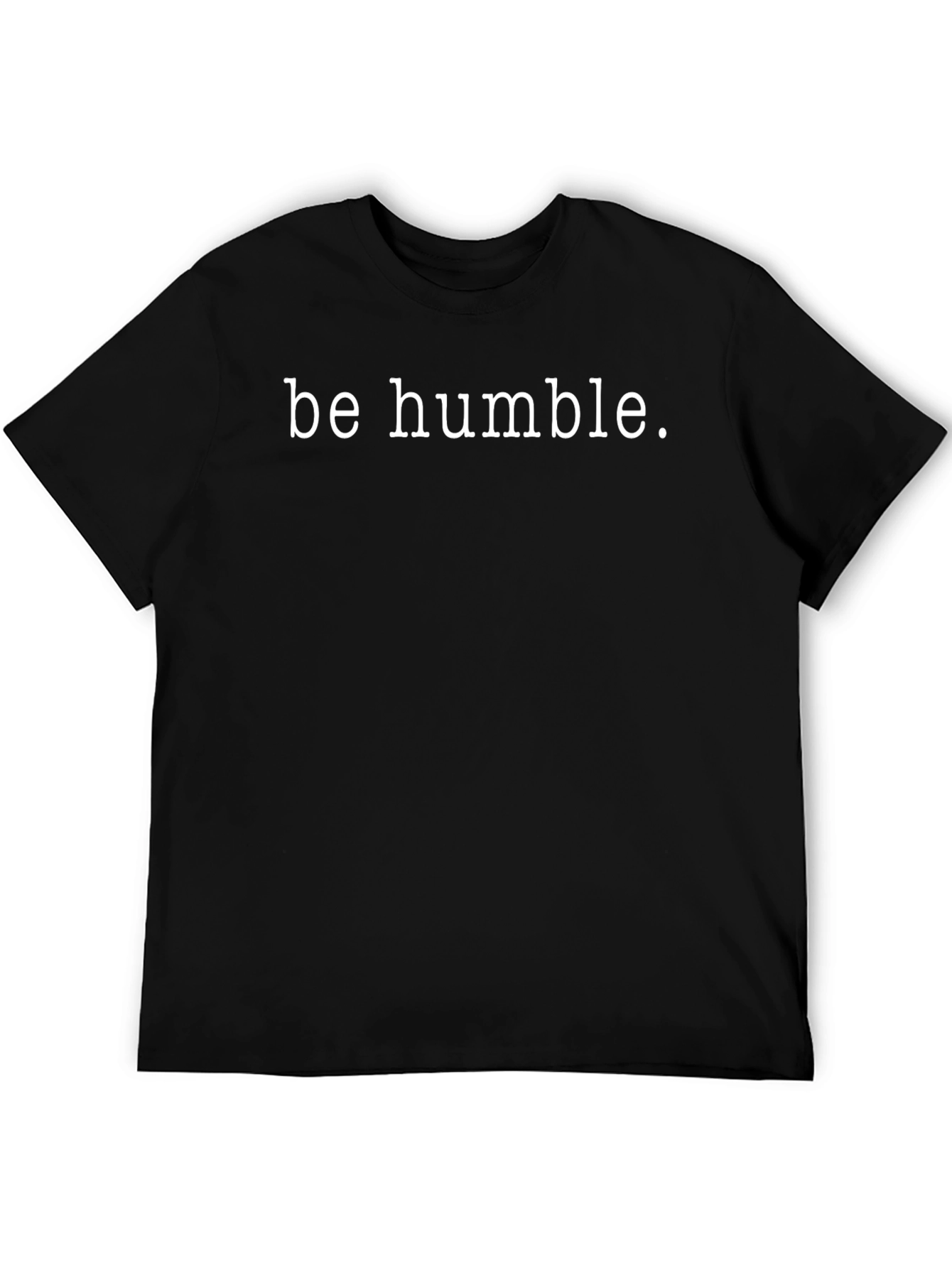 Black Be Humble Black Graphic Tee view 5