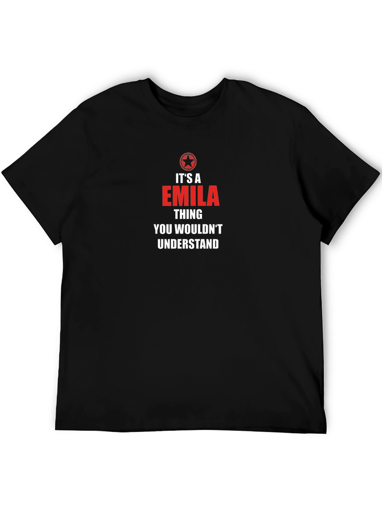Black It's a EMILA Thing T-Shirt view 5