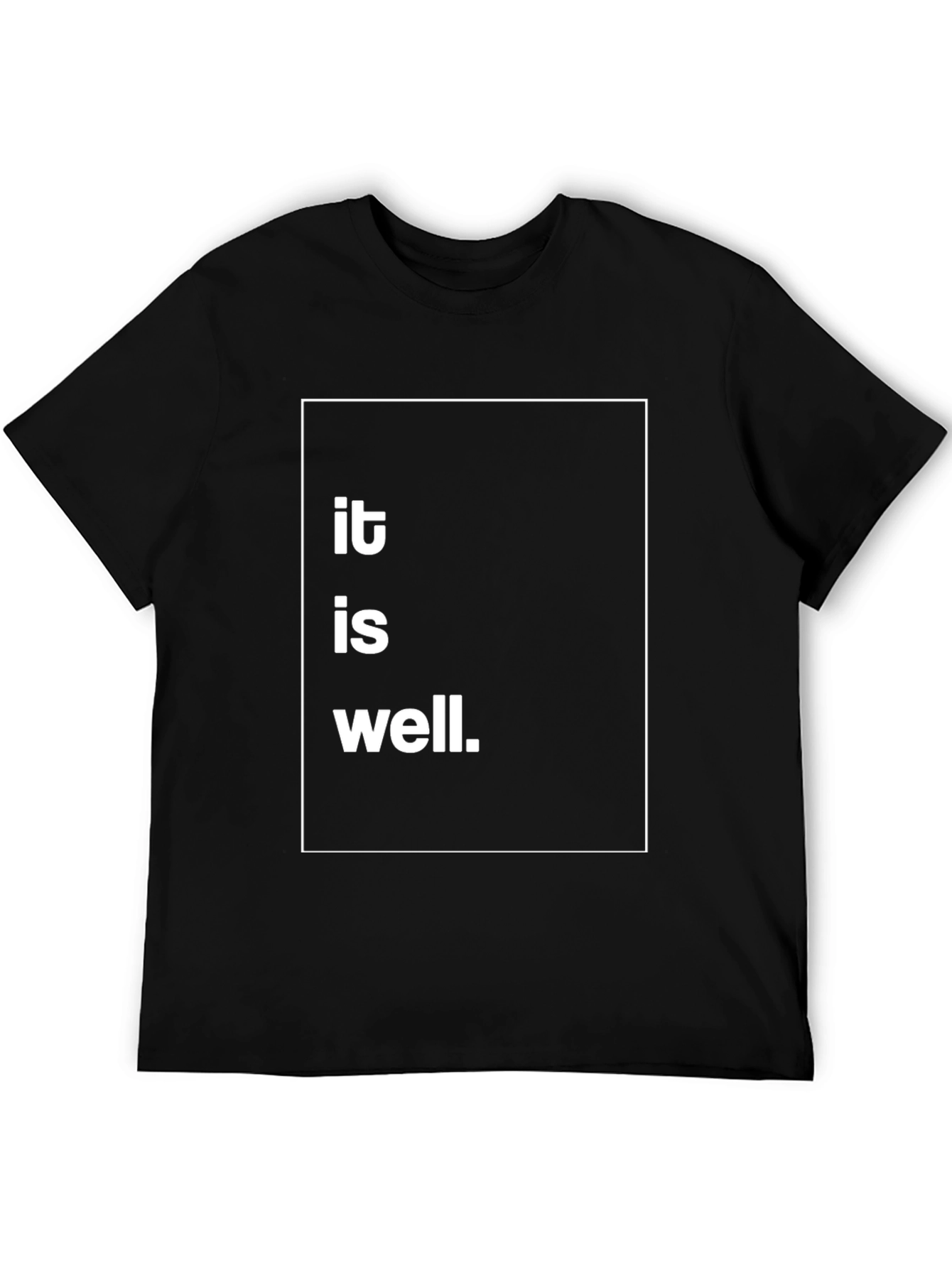 Black It Is Well T-Shirt - Comfort Fit view 5