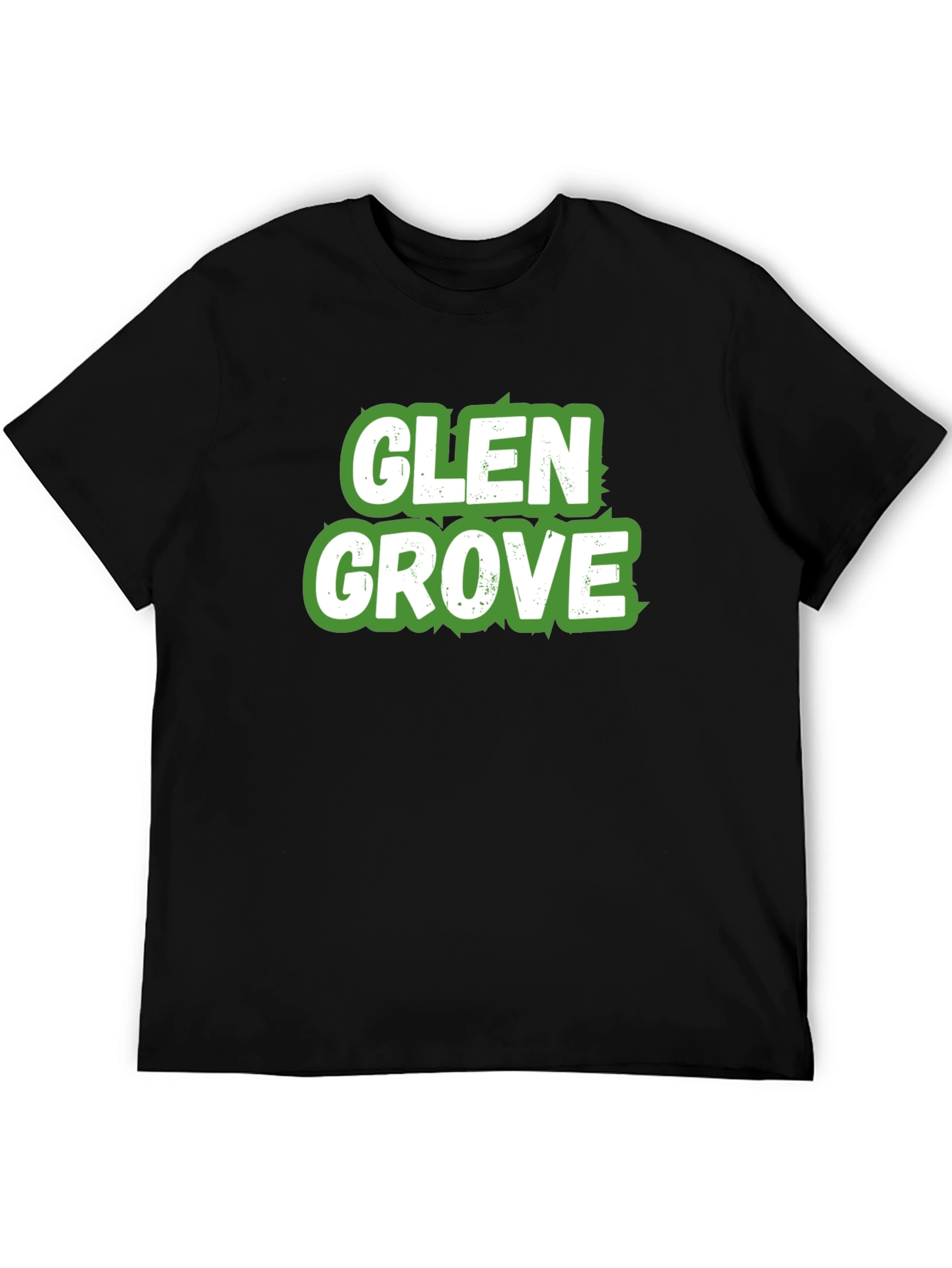 Black Glen Grove Graphic Tee - Classic Crew Neck view 5