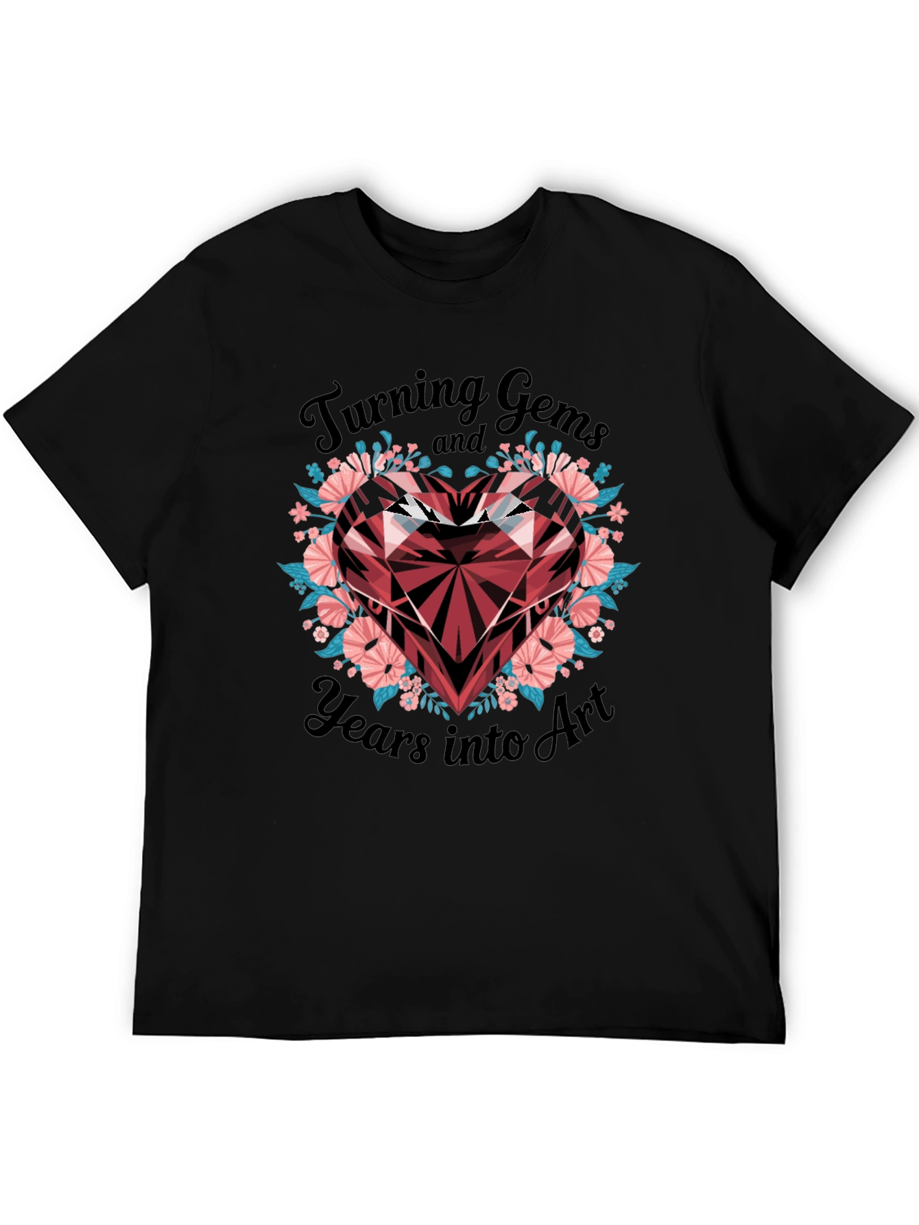 Black Turning Gems Into Art T-Shirt view 5