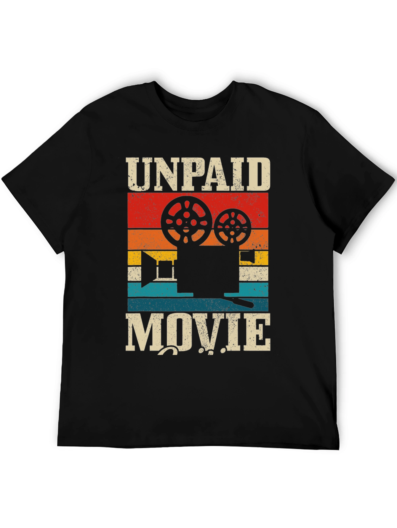Unpaid Movie T-Shirt - Vintage Style Film Crew Tee - 5