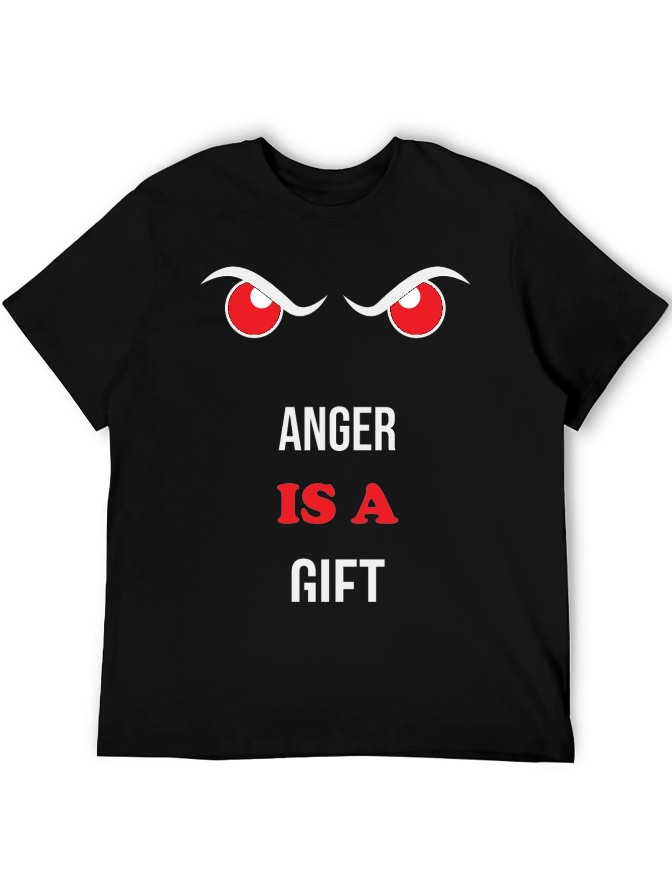 Black Anger Is A Gift Men's Black T-Shirt view 5