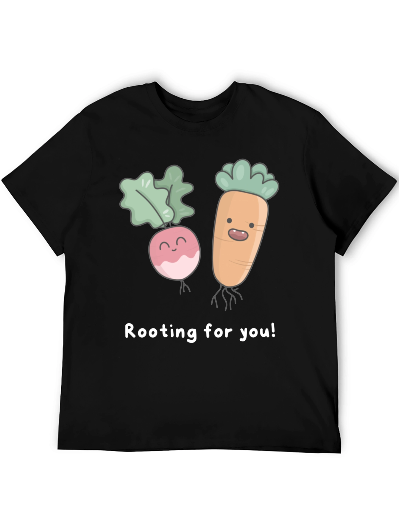 Black Rooting For You Graphic Tee view 5