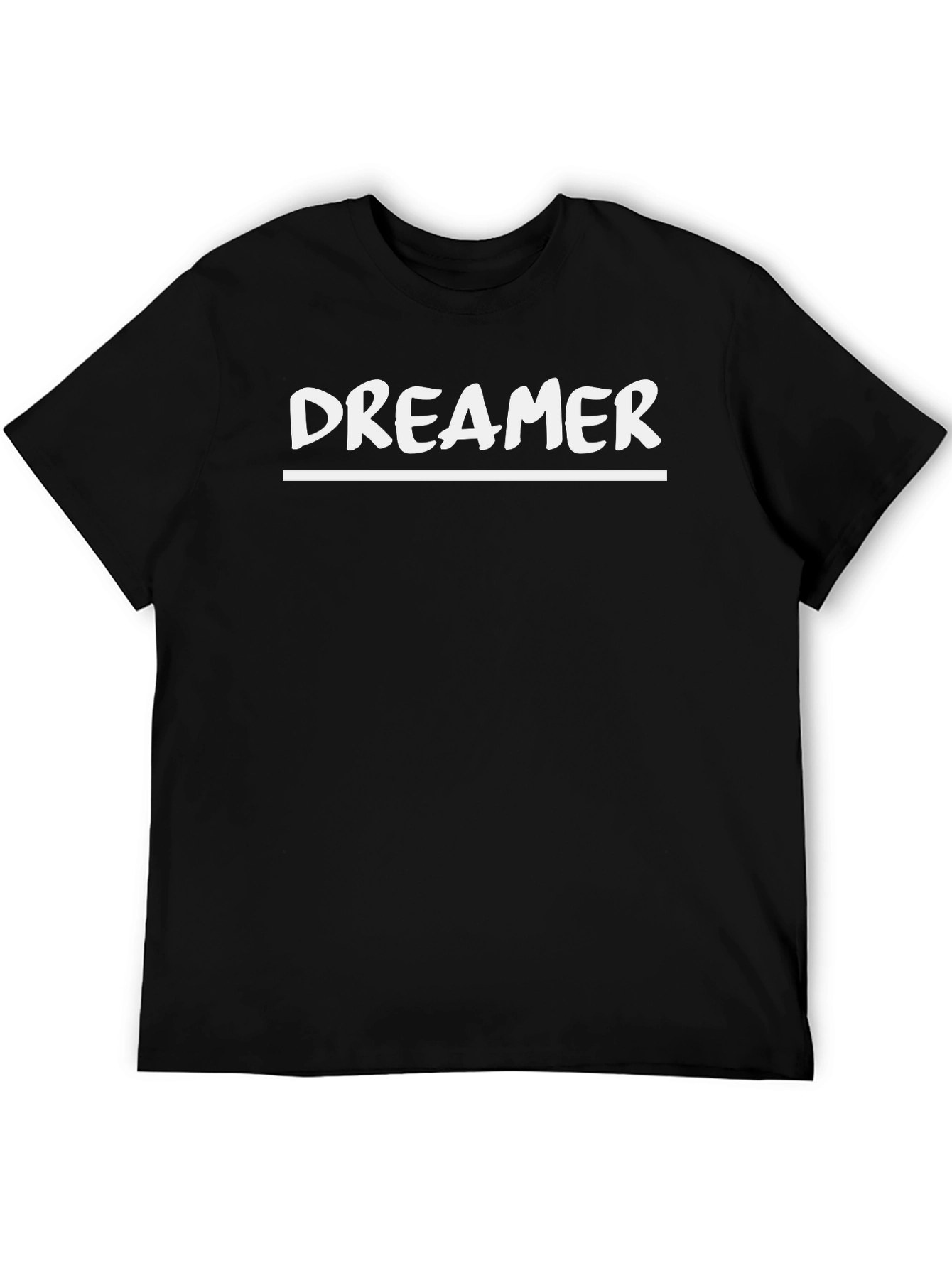 Black Dreamer Graphic Tee - Black Cotton Short Sleeve view 5