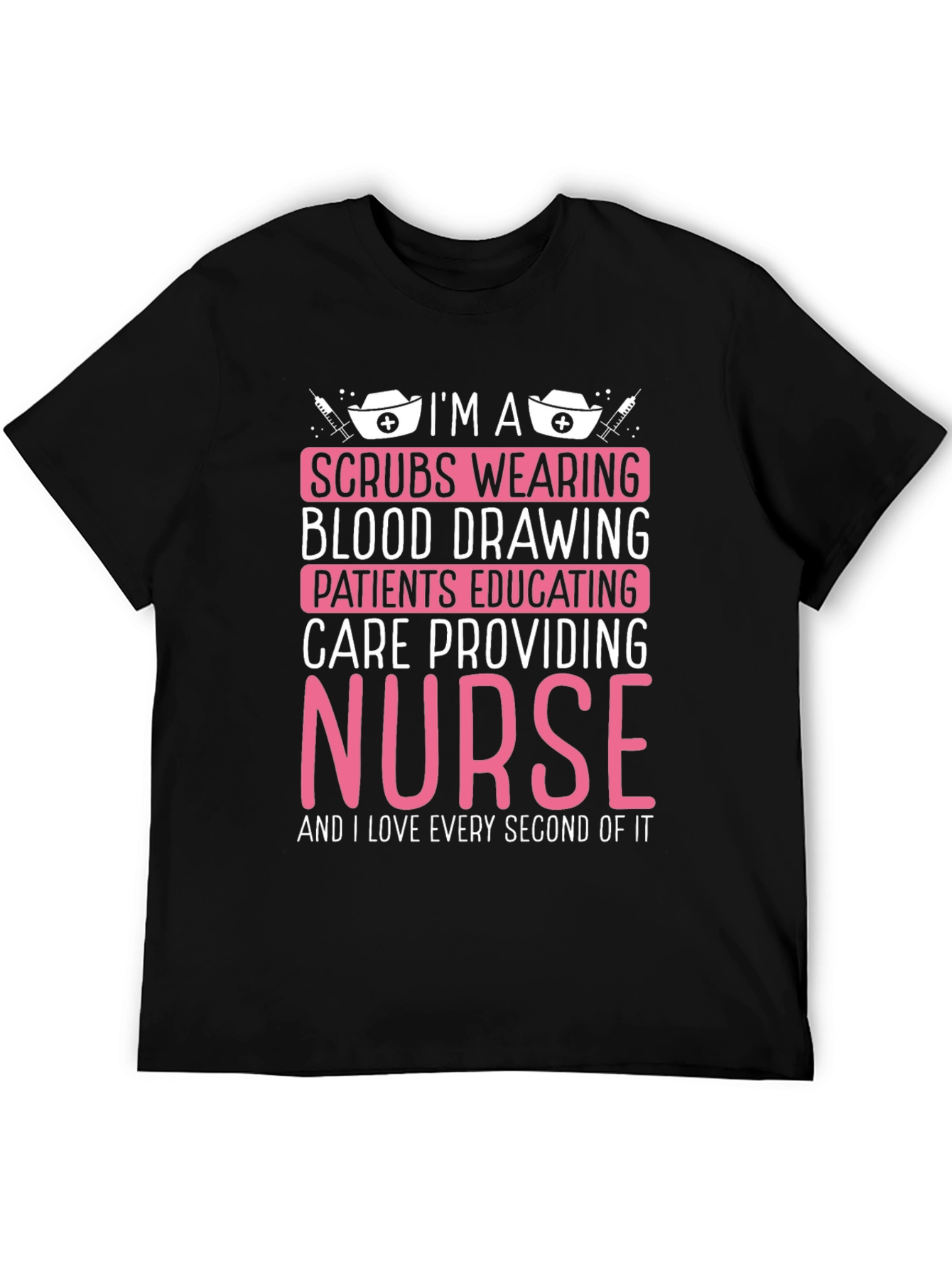 Black I'm A Nurse T-Shirt view 5