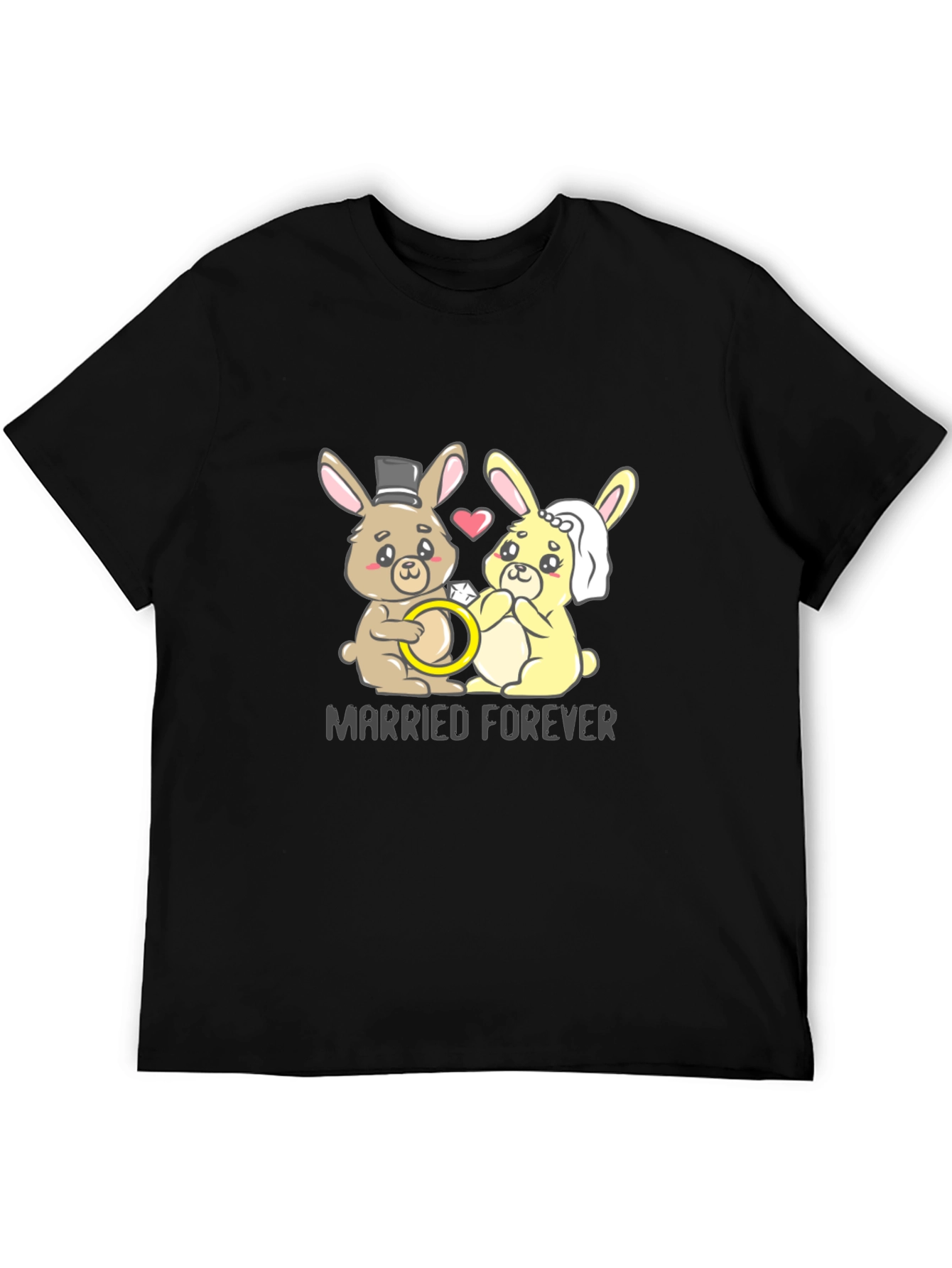 Black Married Forever T-Shirt view 5