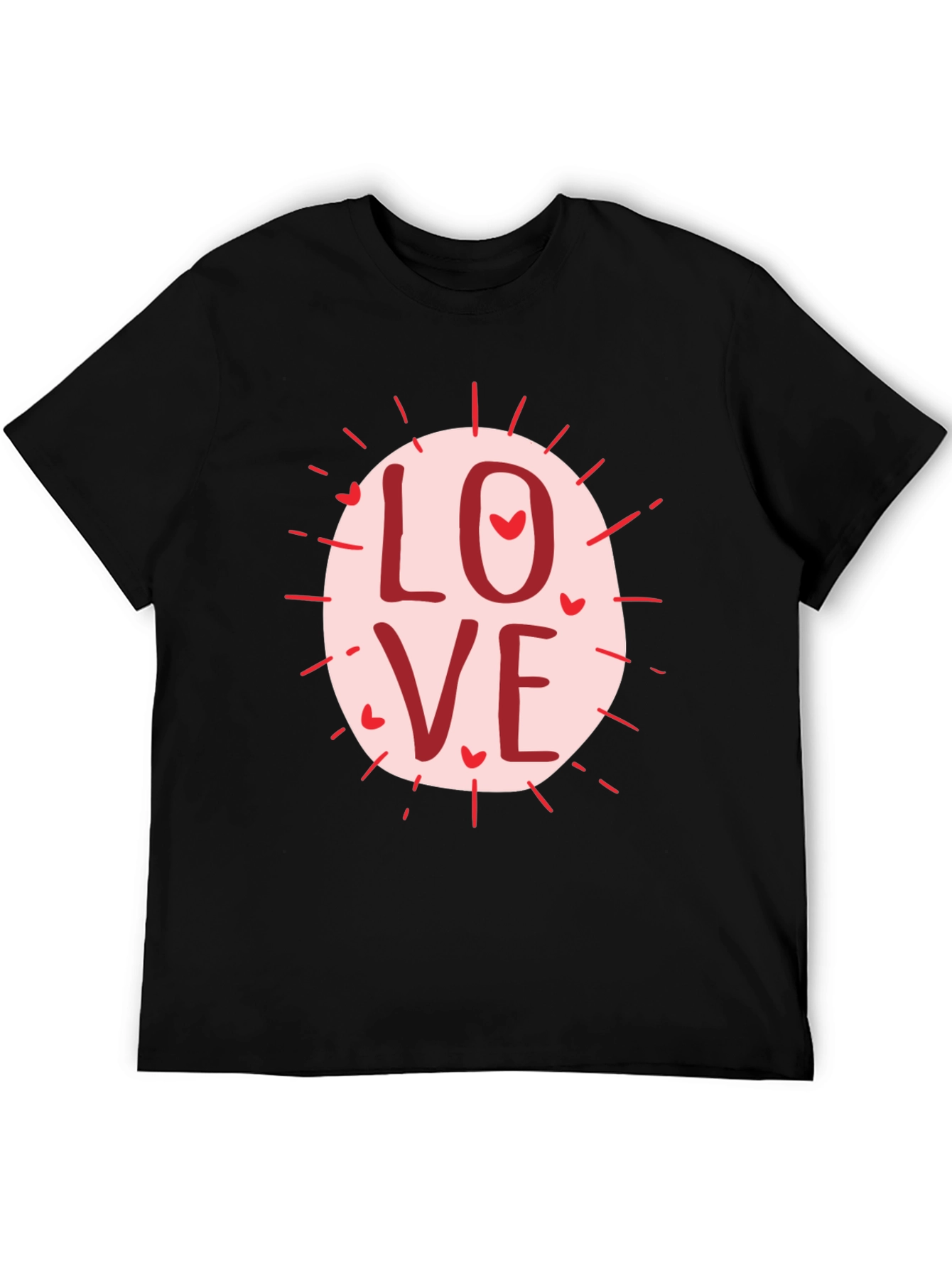 Black Love Graphic Tee - Valentine's Day Gift view 5