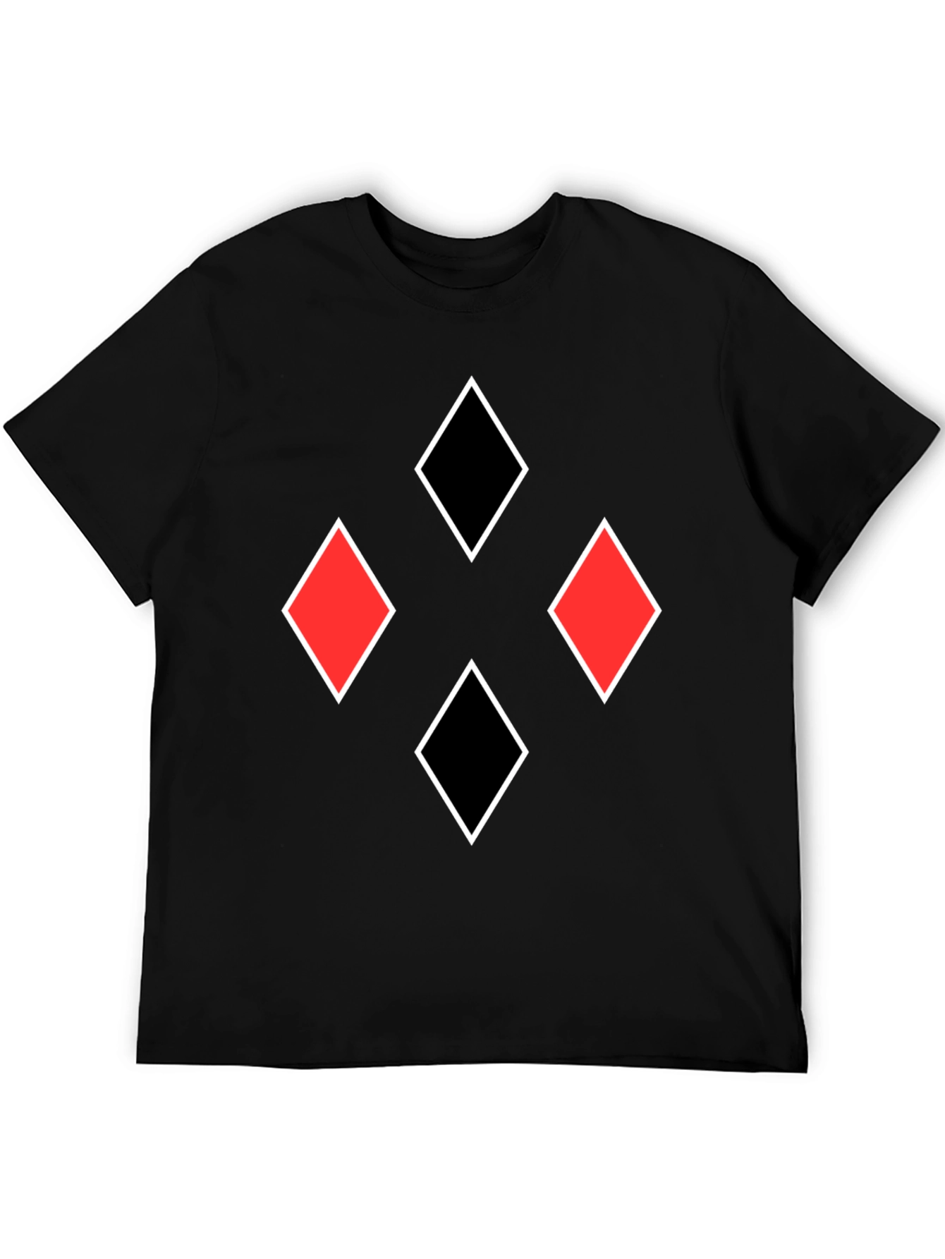 Black Diamonds Graphic Tee - Black T-Shirt view 5