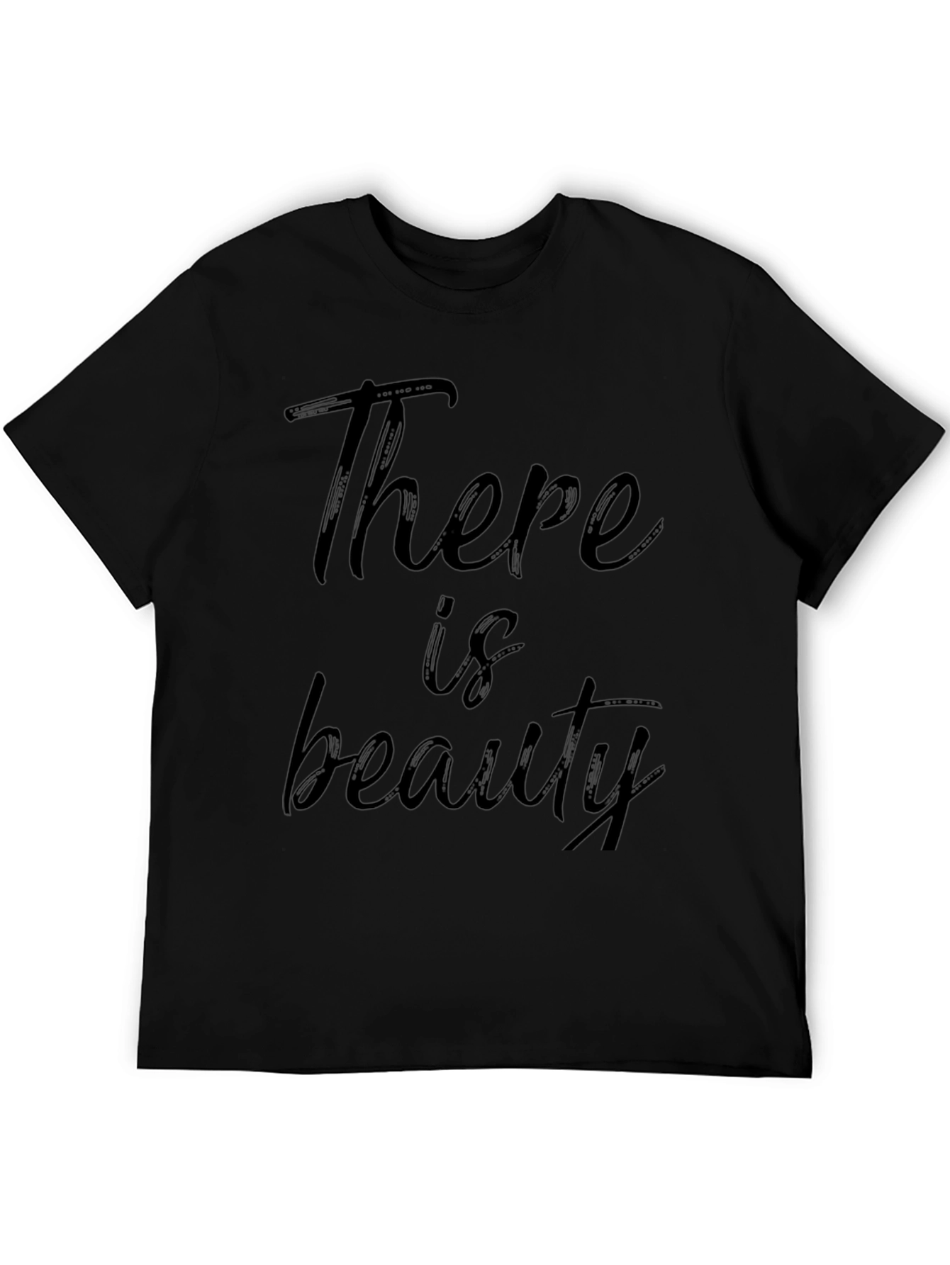 Black There is Beauty Graphic T-Shirt view 5