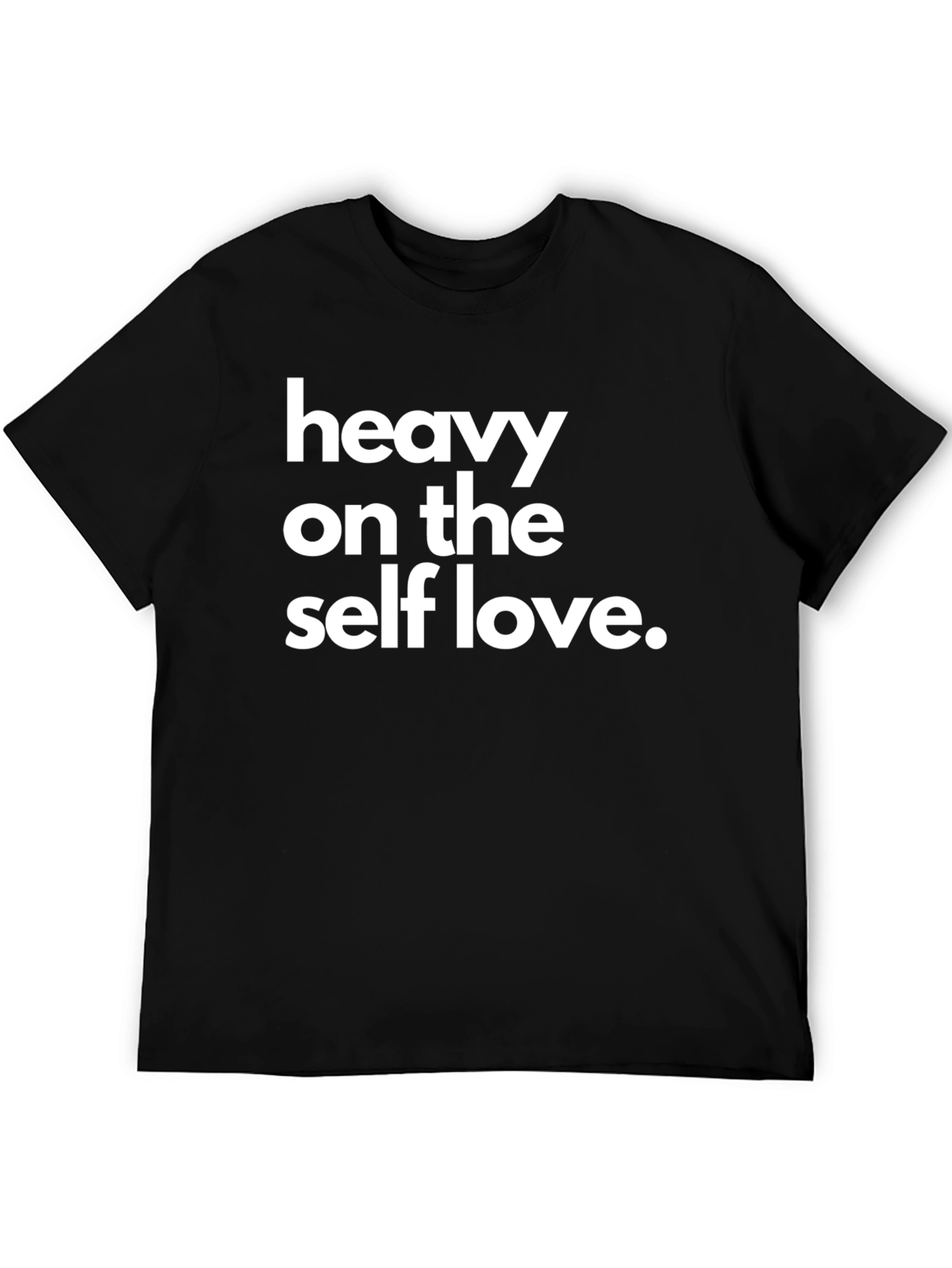 Black Heavy on the Self Love Graphic Tee view 5