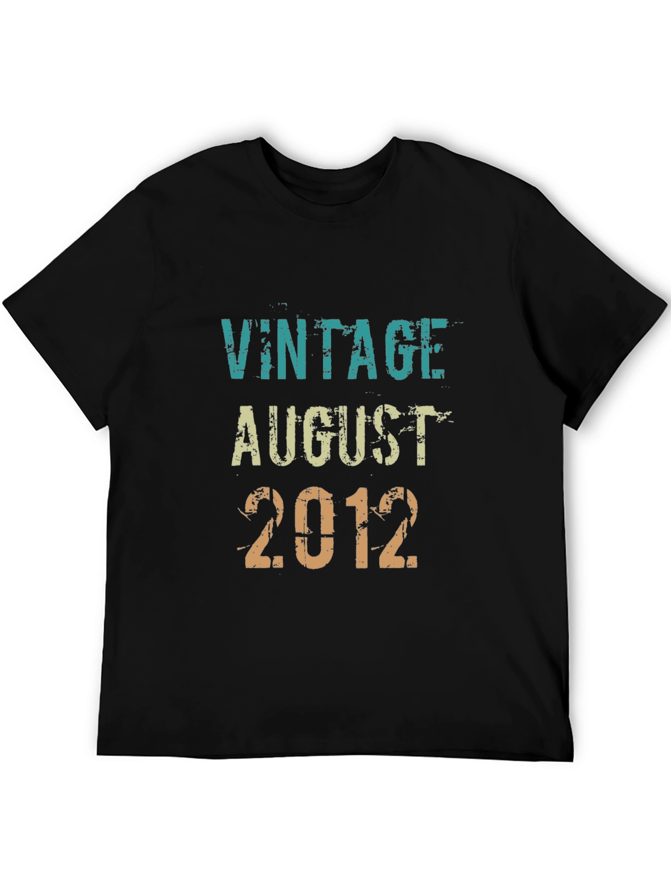 Vintage August 2012 T-Shirt - Birthday Gift - 5