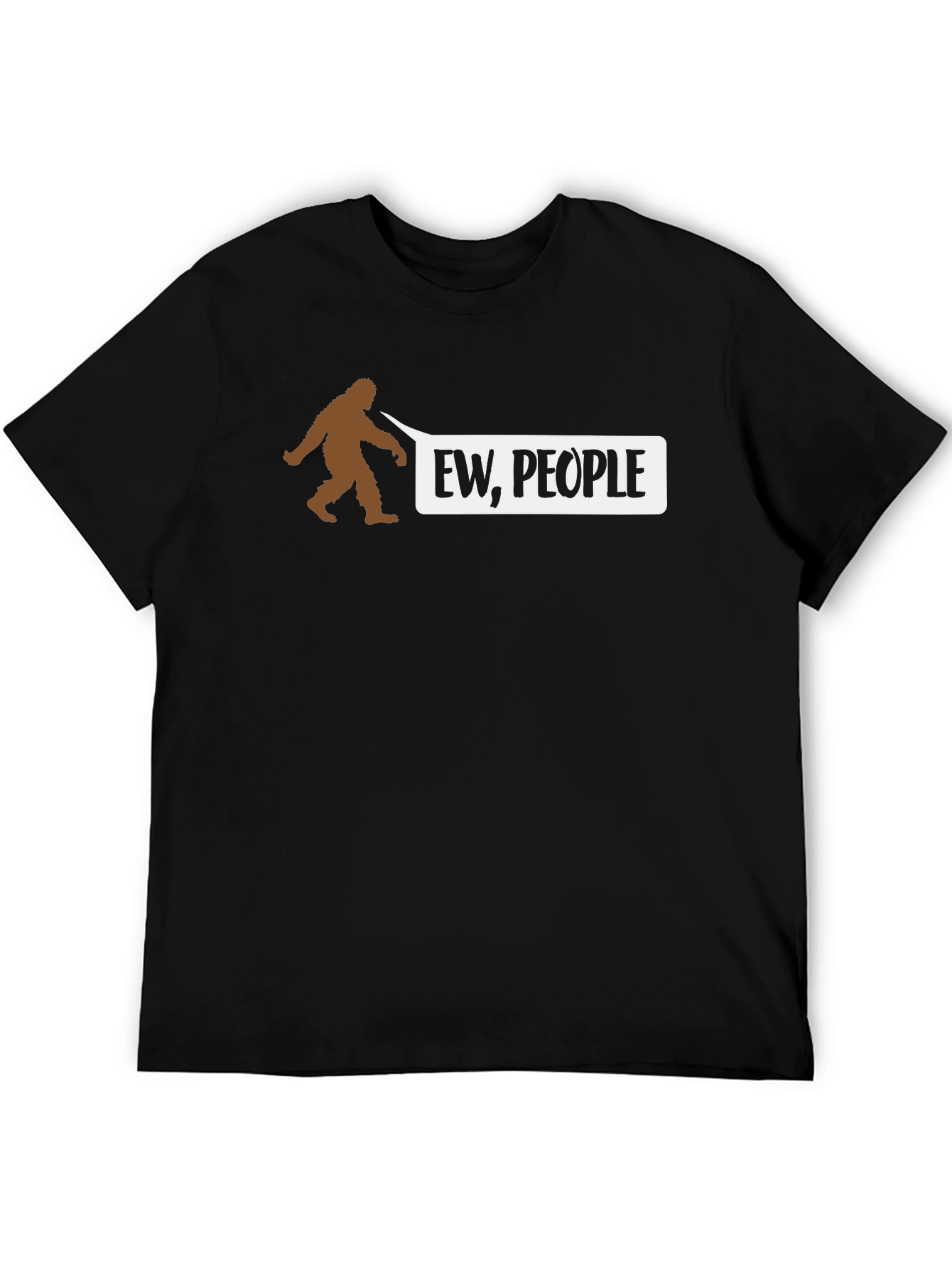 Black Ew, People Bigfoot Graphic Tee view 5
