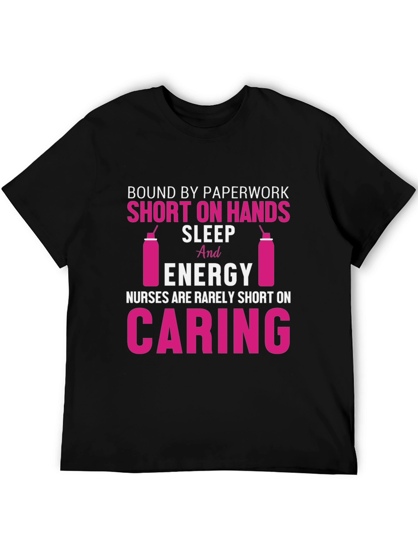 Black Nurse Life T-Shirt: Caring, Energy, and More! view 5