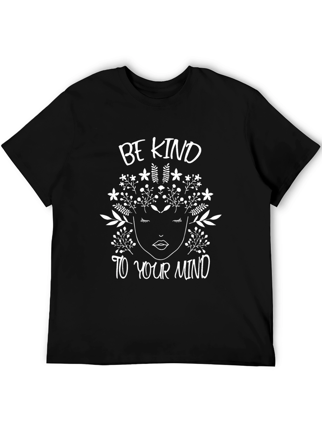 Black Be Kind to Your Mind Graphic Tee view 5