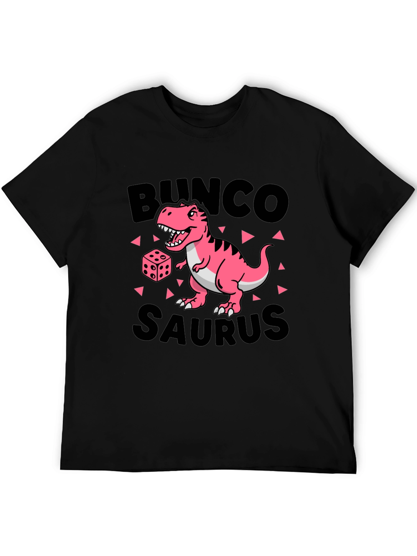 Black Bunco-Saurus Black T-Shirt view 5